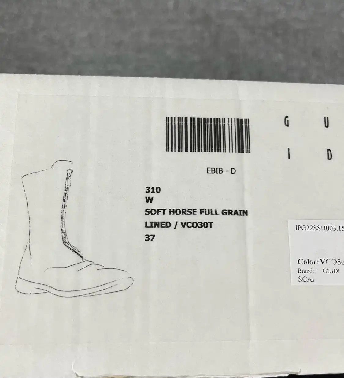 Guidi GUIDI khaki leather Women's mid-calf boots 36.5 Size US 6.5 / IT 36.5 - 8 Thumbnail