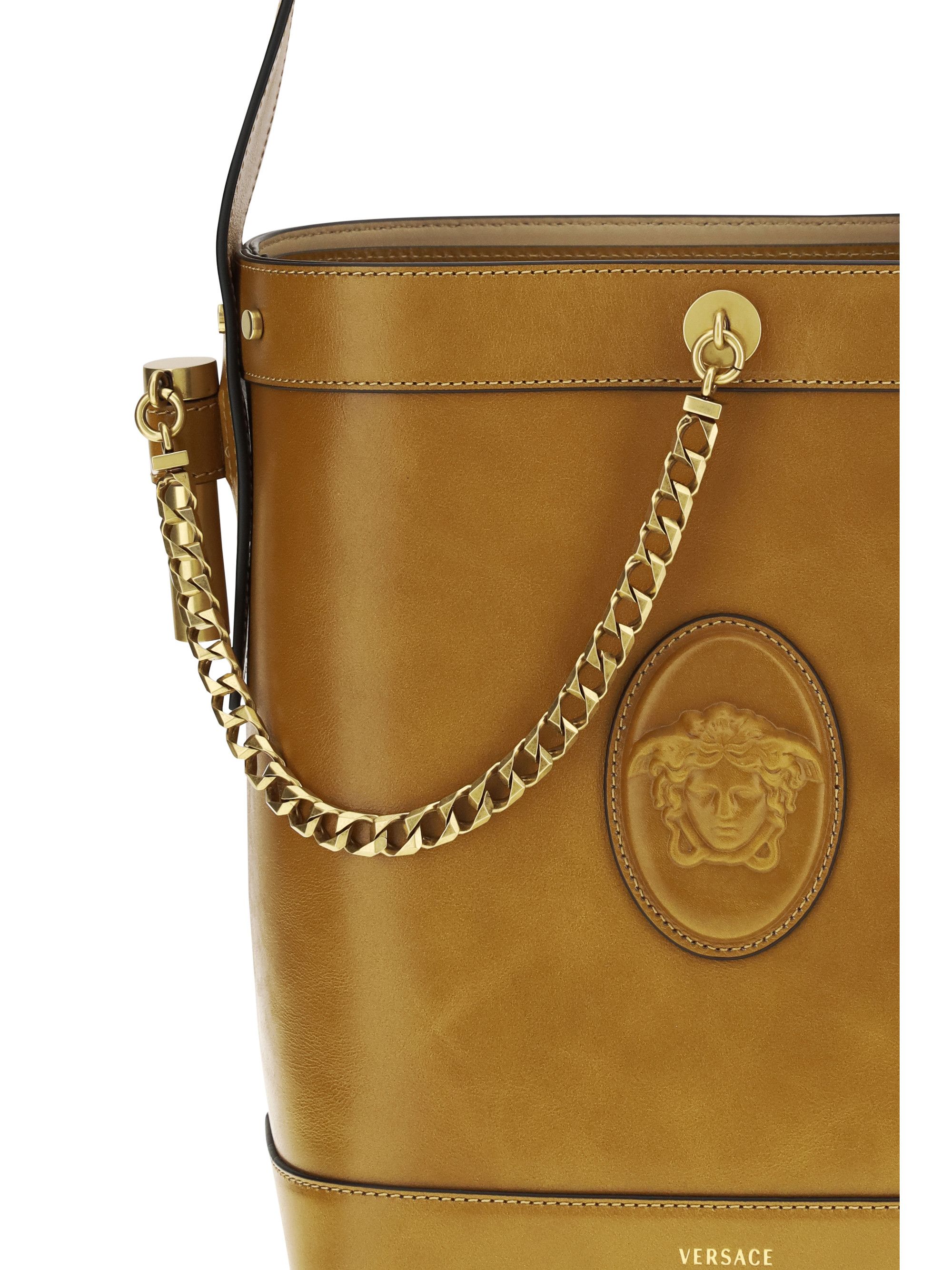 Versace Small leather Pivot Bucket Bag Size ONE SIZE - 4 Thumbnail