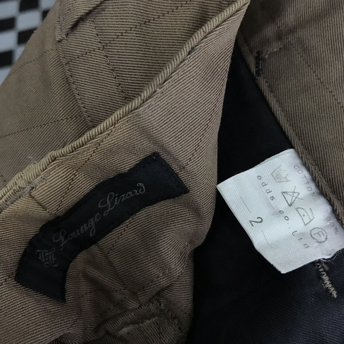 If Six Was Nine LOUNGE LIZARD Bondage linen Japan Zipper Punk style Slimfit Size US 31 - 5 Thumbnail