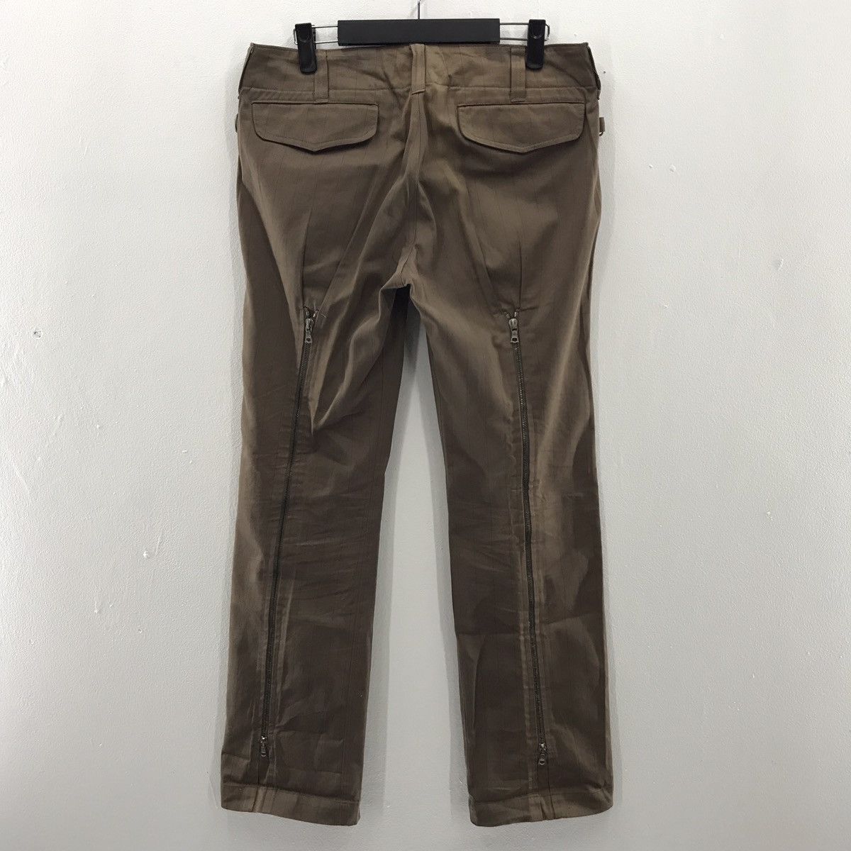 If Six Was Nine LOUNGE LIZARD Bondage linen Japan Zipper Punk style Slimfit Size US 31 - 1 Thumbnail