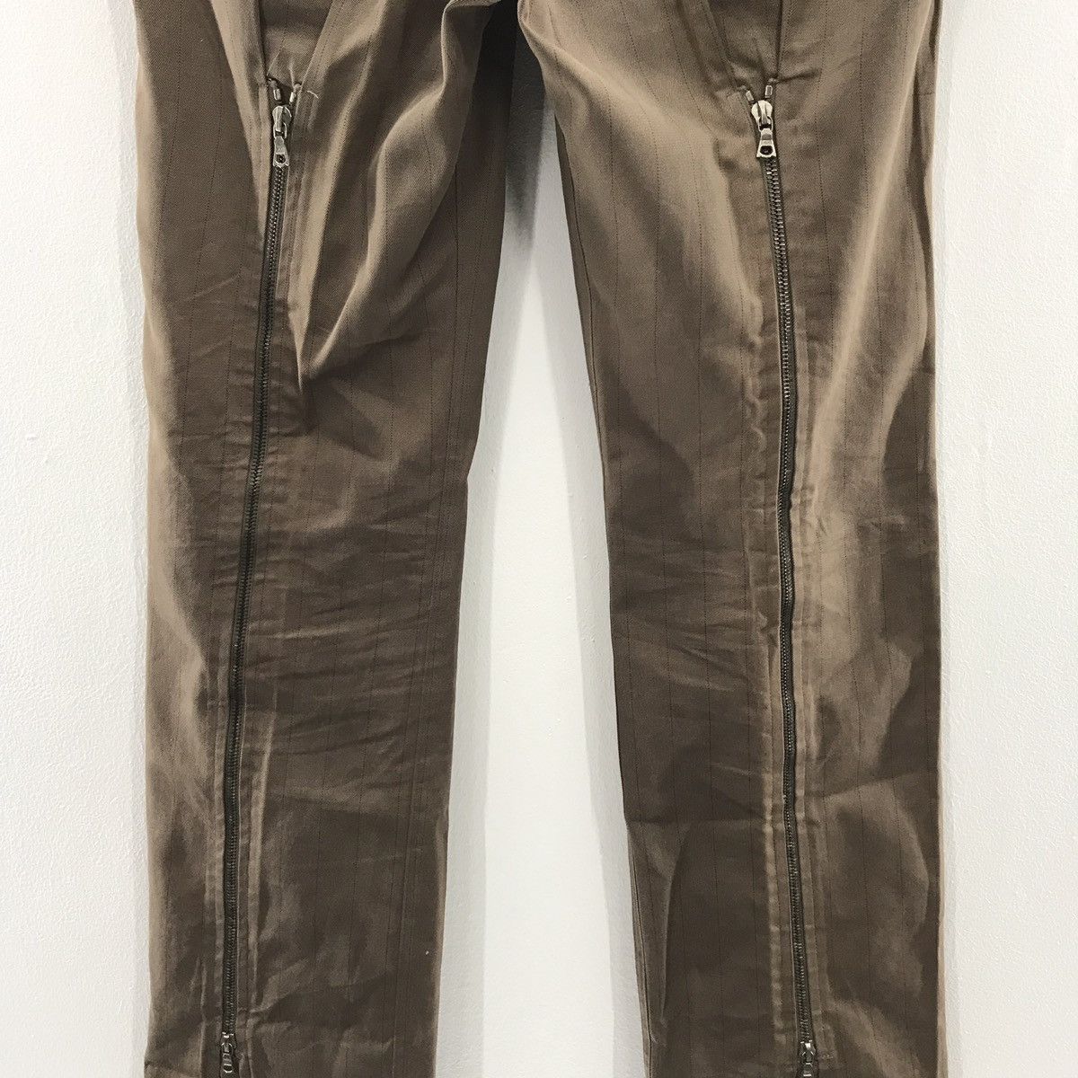 If Six Was Nine LOUNGE LIZARD Bondage linen Japan Zipper Punk style Slimfit Size US 31 - 3 Thumbnail
