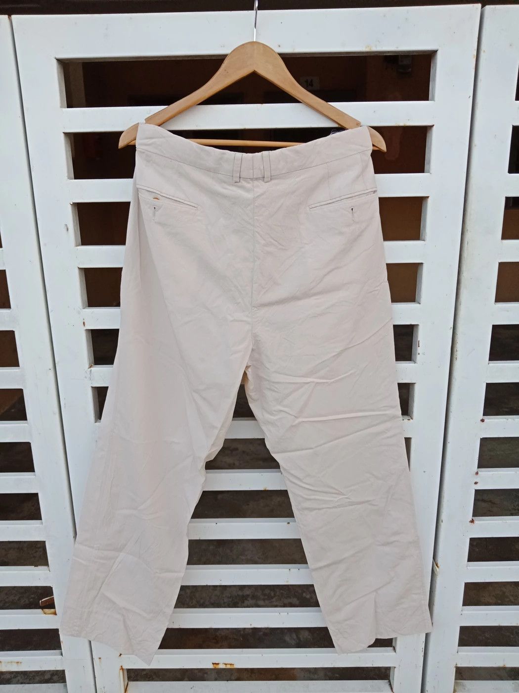 Versace Luxury Versace Jeans Couture Straight Light Brown Pants Size US 35 - 2 Thumbnail