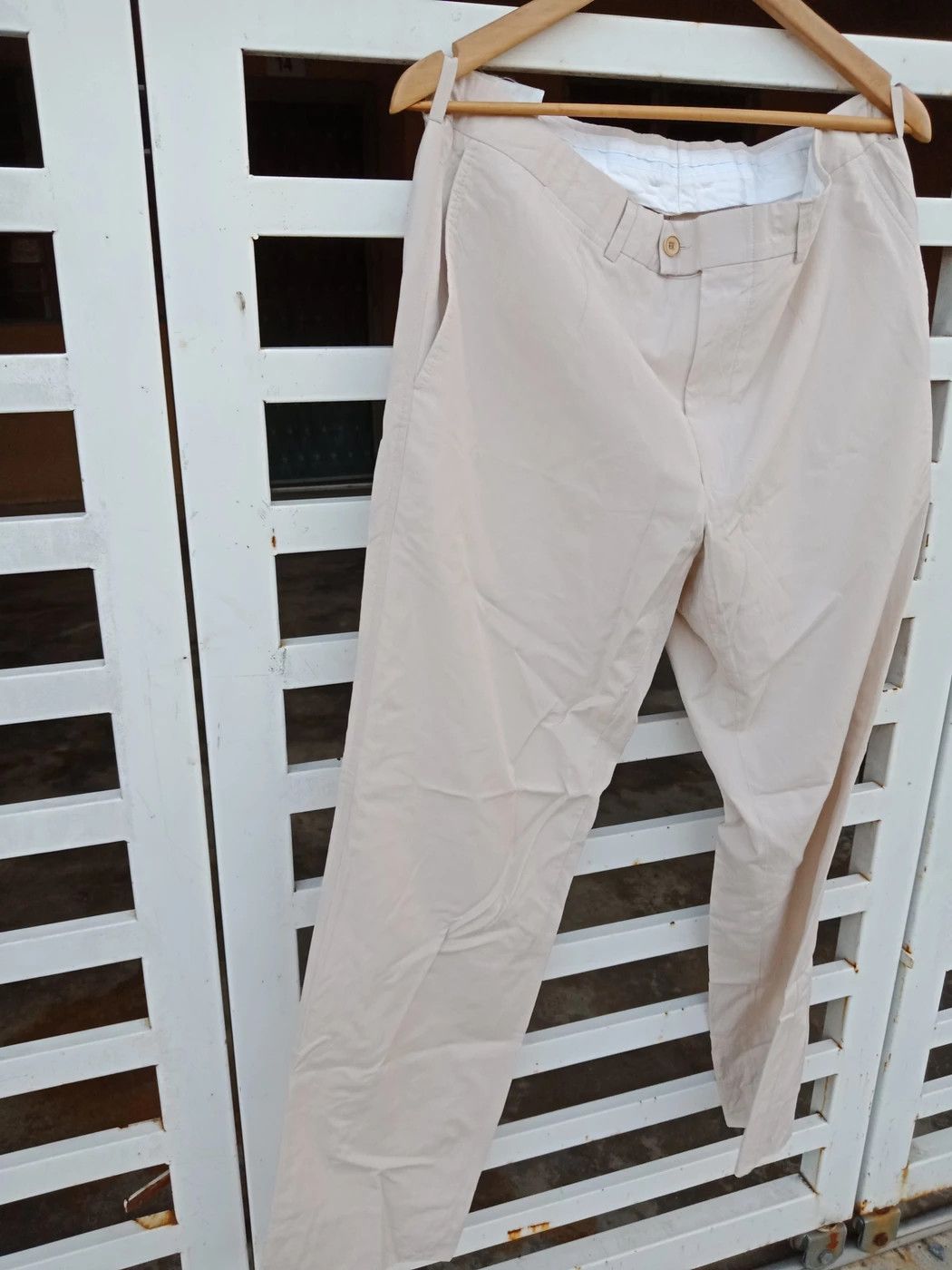 Versace Luxury Versace Jeans Couture Straight Light Brown Pants Size US 35 - 4 Thumbnail