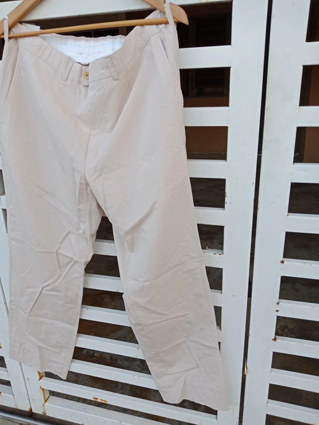 Versace Luxury Versace Jeans Couture Straight Light Brown Pants Size US 35 - 3 Thumbnail