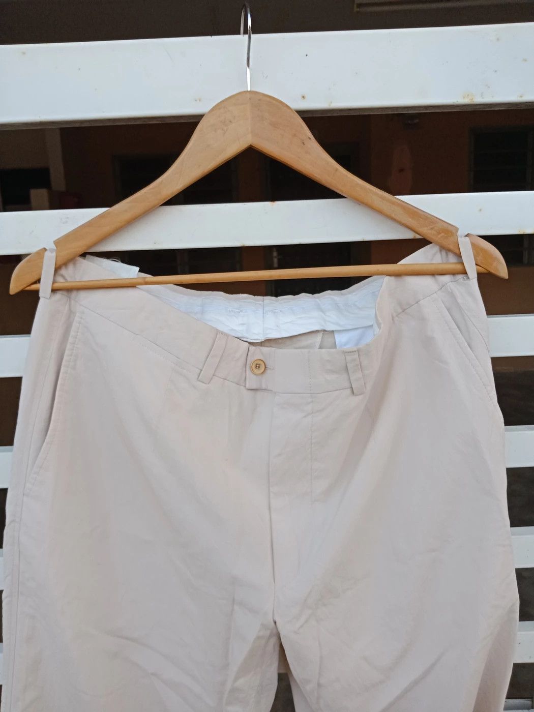 Versace Luxury Versace Jeans Couture Straight Light Brown Pants Size US 35 - 5 Thumbnail