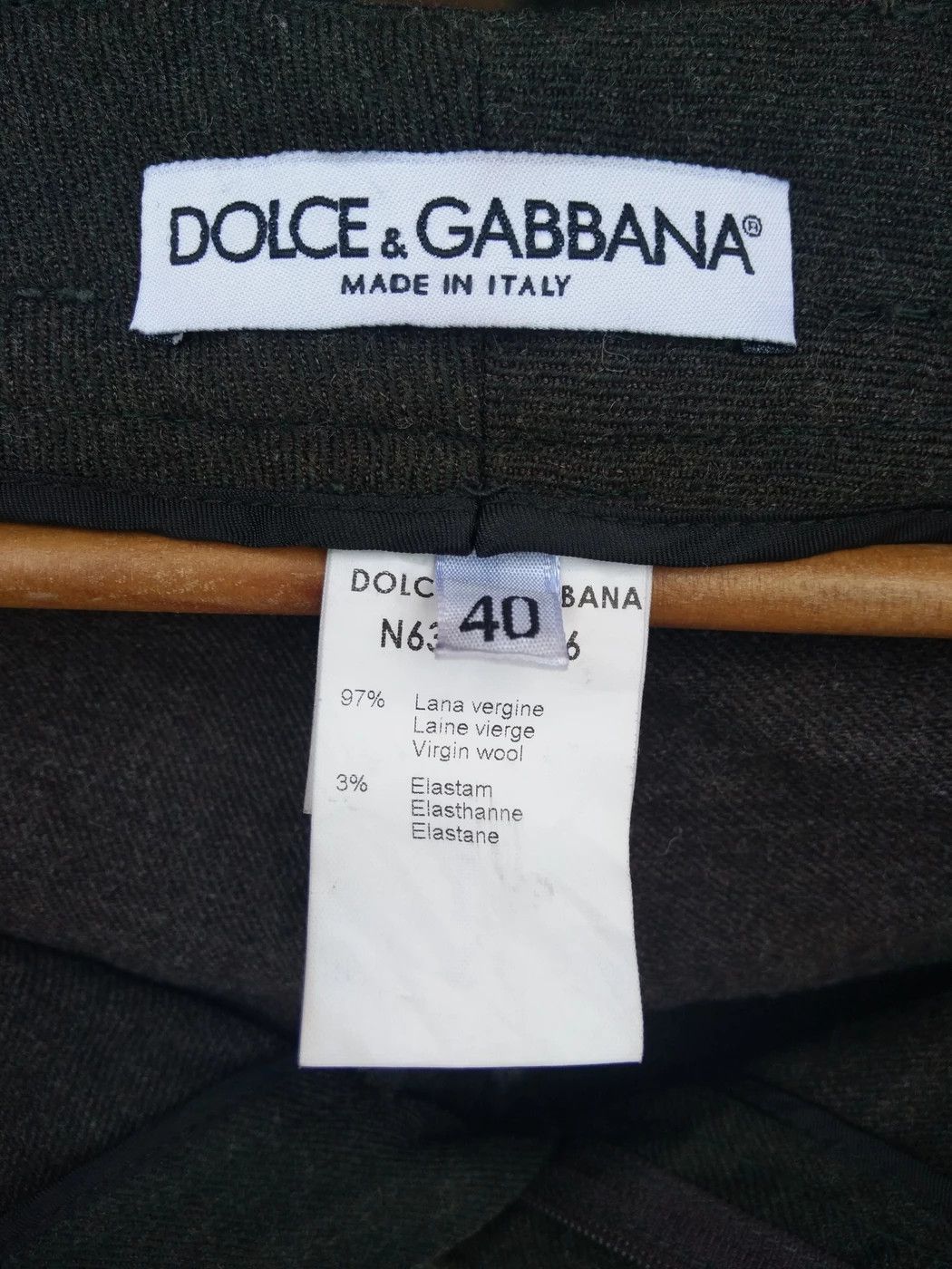 Dolce & Gabbana Dolce & Gabbana Luxury Virgin Wool Pants Made In Italy Size 27" / US 4 / IT 40 - 7 Thumbnail