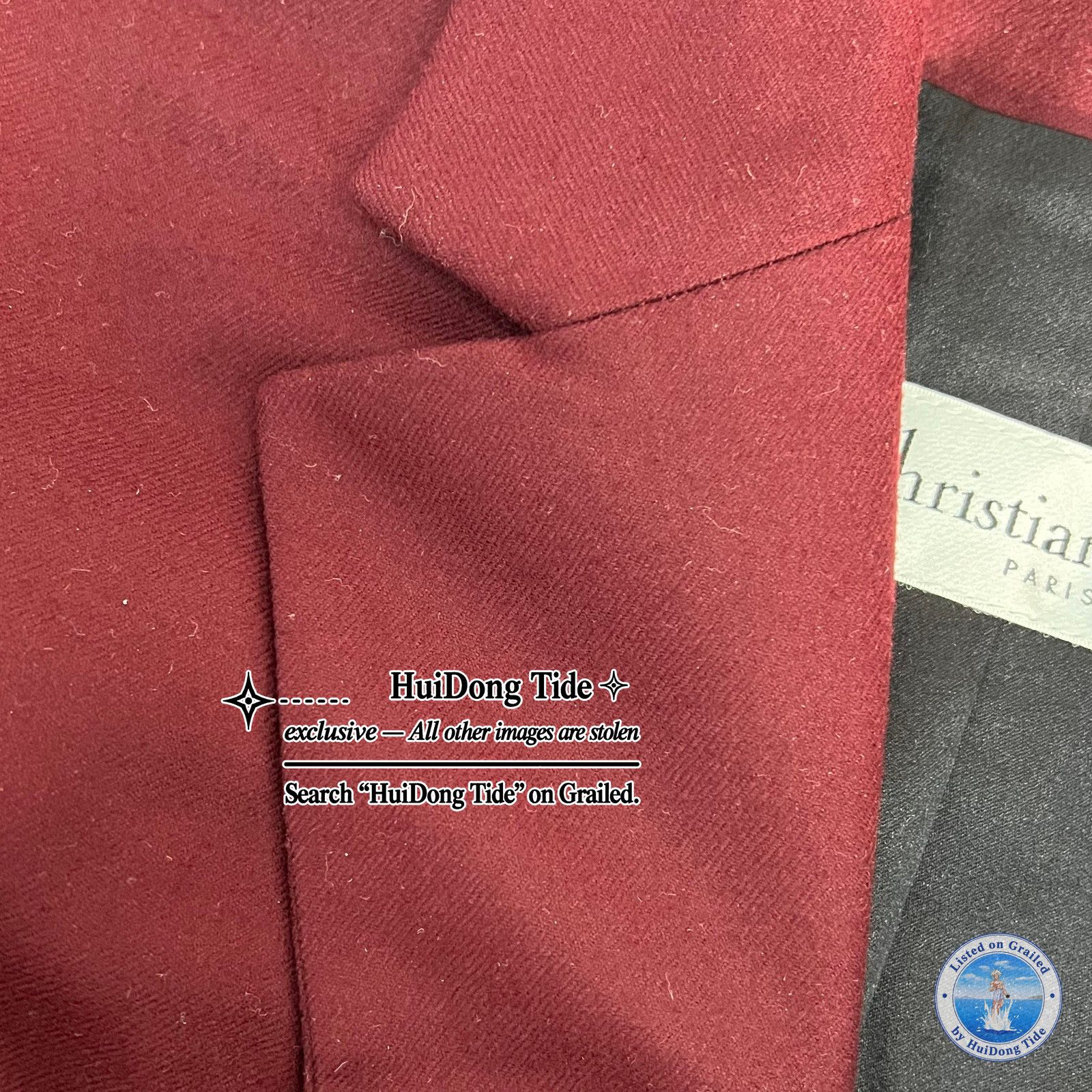 Dior Dior Red Virgin Wool Blazer Size 36 Size XS / US 0-2 / IT 36-38 - 5 Thumbnail