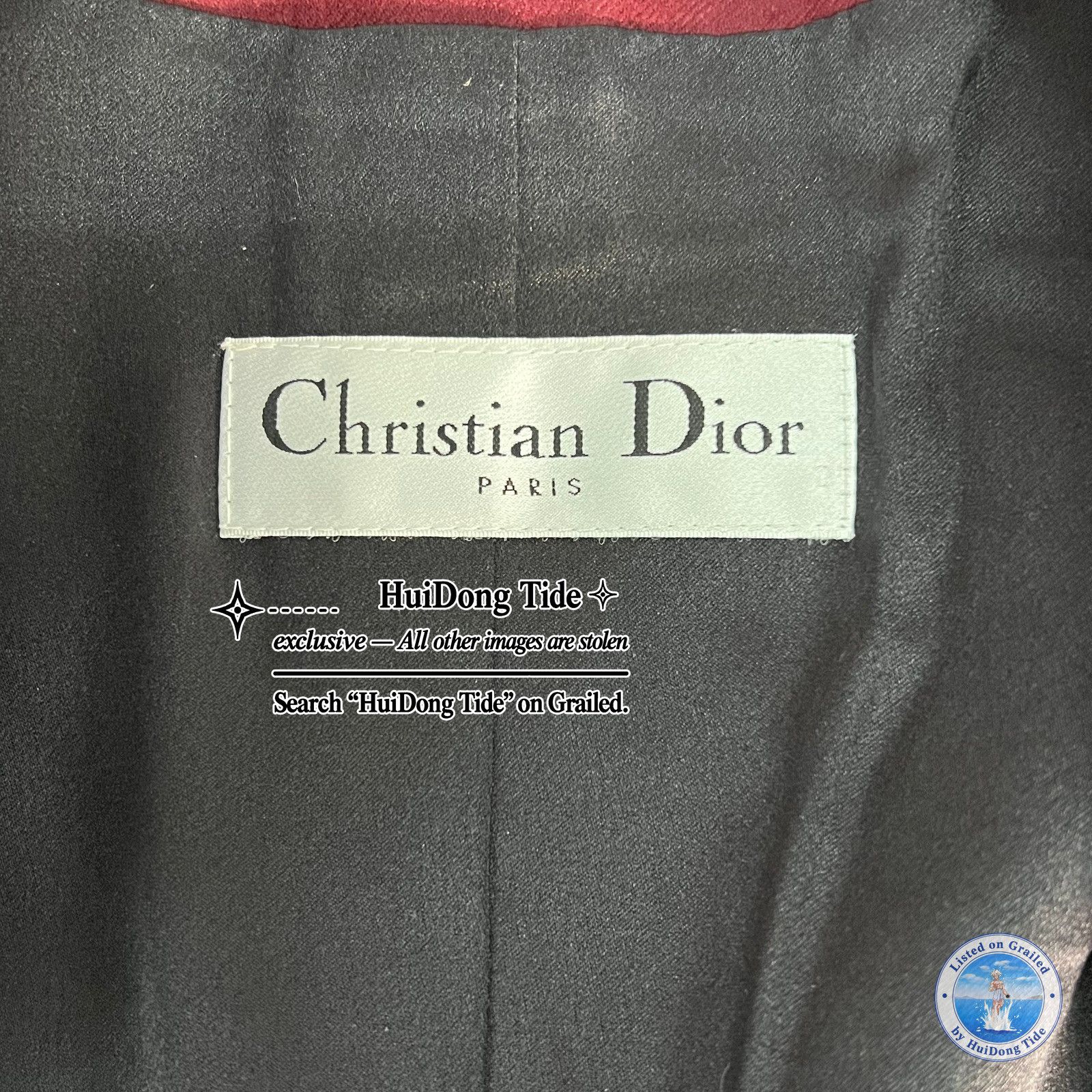 Dior Dior Red Virgin Wool Blazer Size 36 Size XS / US 0-2 / IT 36-38 - 4 Thumbnail
