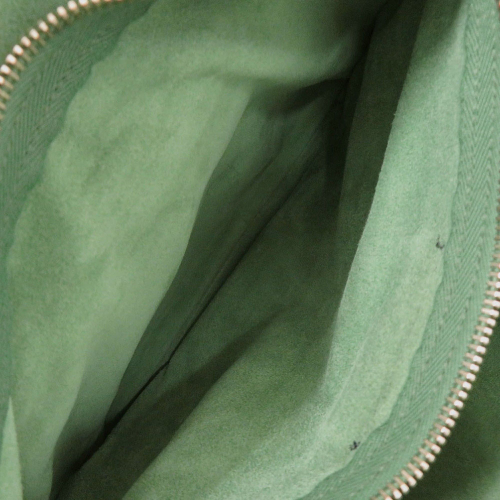 Yves Saint Laurent Yves Saint Laurent Muse Two Leather Handbag, Green, Navy, Blue, 0636 Size ONE SIZE - 8 Thumbnail
