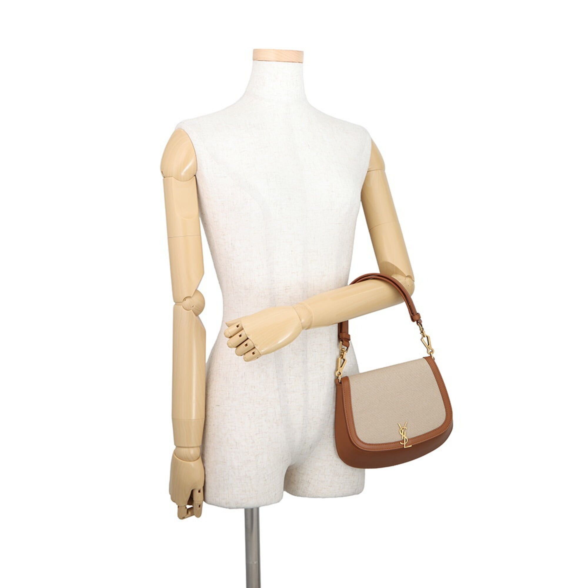 Yves Saint Laurent Yves Saint Laurent Saint Laurent Paris Mini Voltaire Handbag 818896 SAINT LAURENT PARIS 2-way Shoulder Bag Women's Size ONE SIZE - 4 Thumbnail