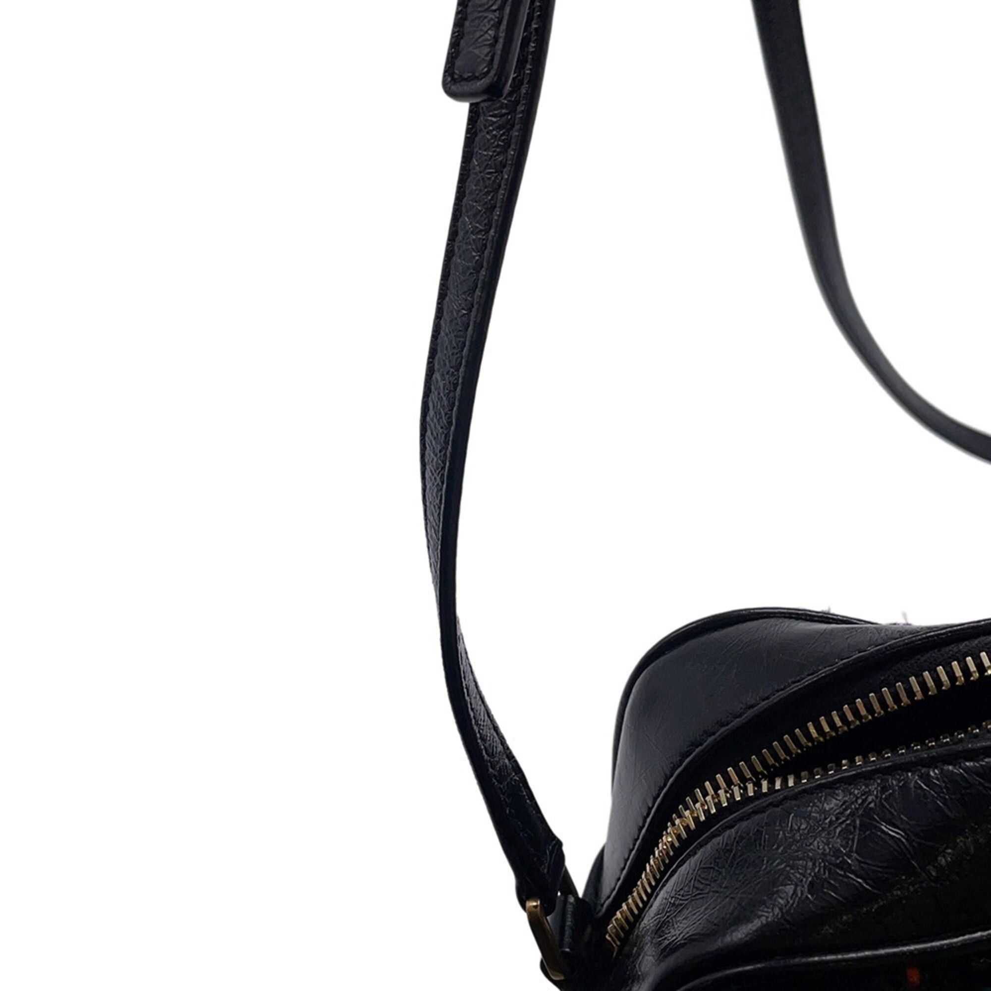 Yves Saint Laurent Yves Saint Laurent Saint Laurent Paris Shoulder Bag Lou Camera Tweed 612544 SAINT LAURENT PARIS Handbag with Tassel Black Women's Size ONE SIZE - 10 Thumbnail