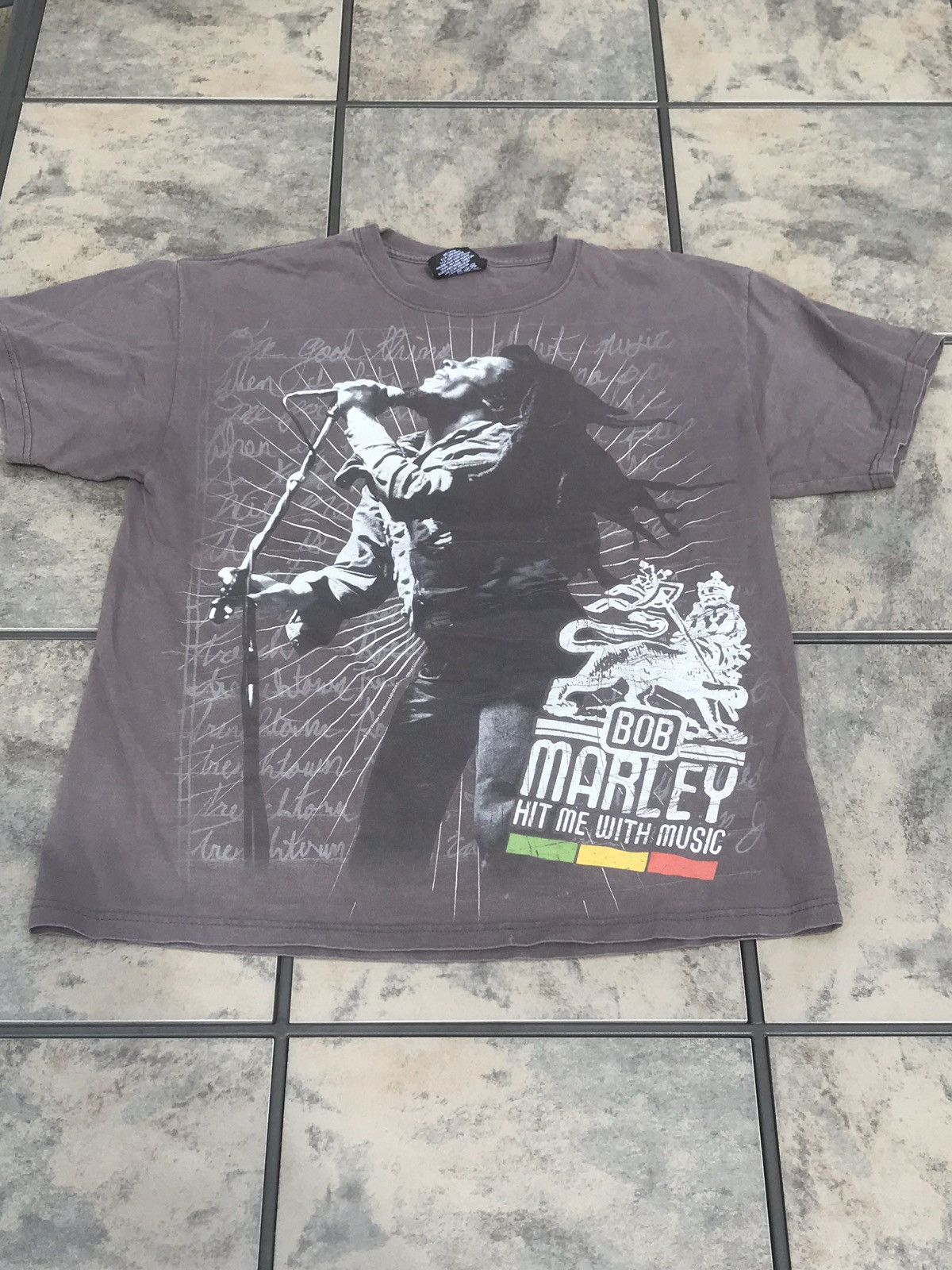 Bob Marley Vintage 90s Gray store Single Stitch T-Shirt