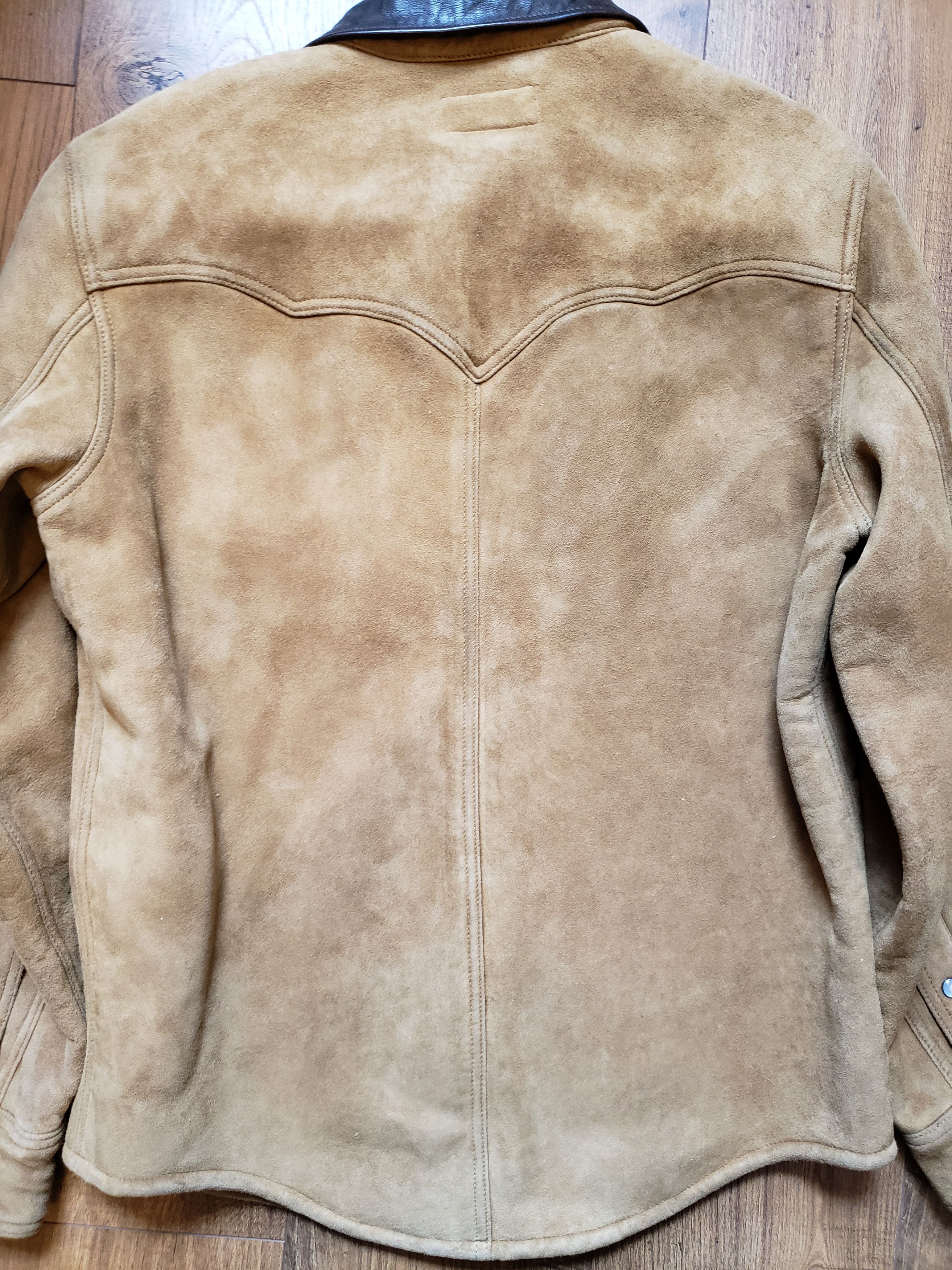 Rrl shearling western shirt jacket sales
