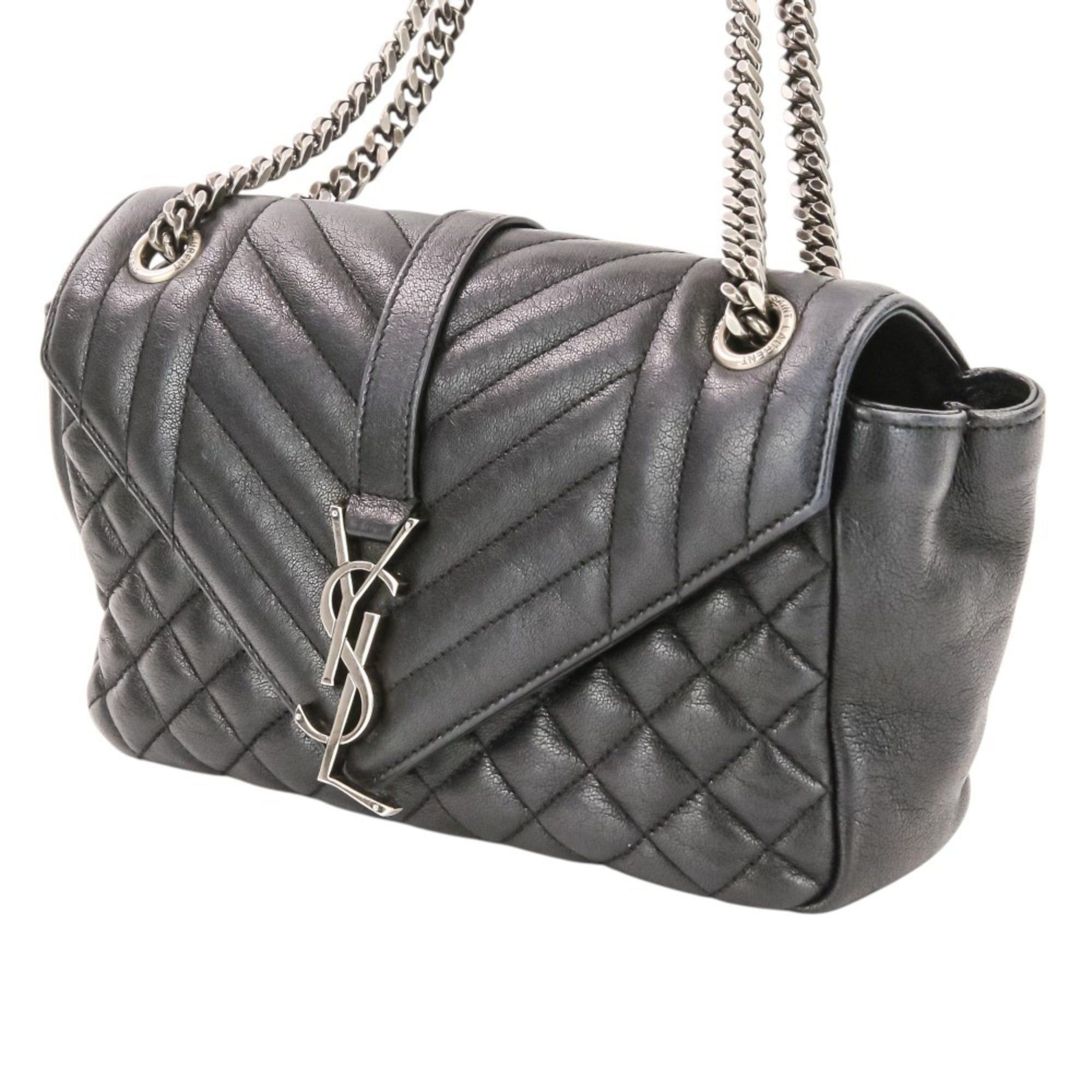 Yves Saint Laurent Yves Saint Laurent SAINT LAURENT PARIS Classic Small Satchel Leather Shoulder Bag 428125 Black Women's Size ONE SIZE - 8 Thumbnail