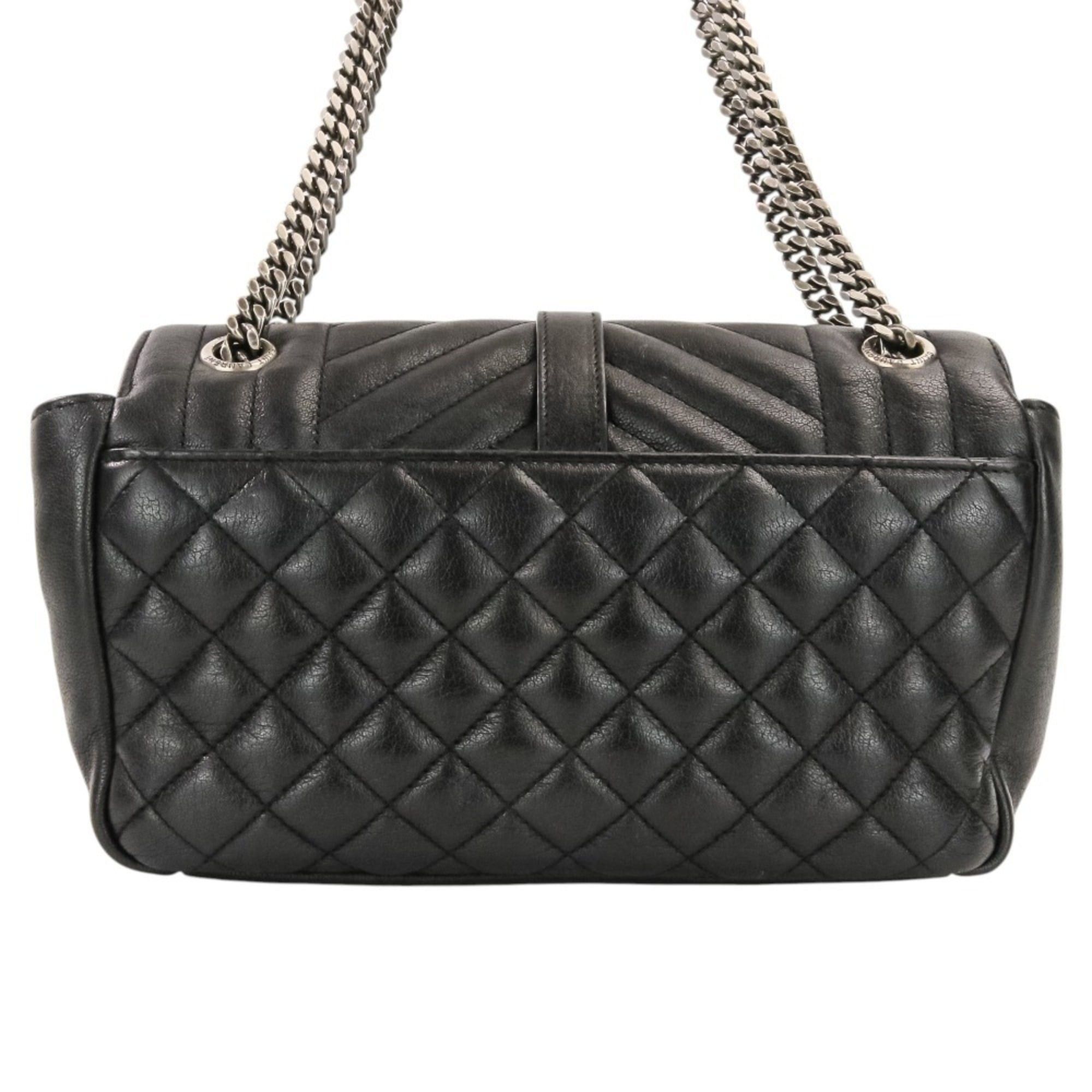 Yves Saint Laurent Yves Saint Laurent SAINT LAURENT PARIS Classic Small Satchel Leather Shoulder Bag 428125 Black Women's Size ONE SIZE - 4 Thumbnail