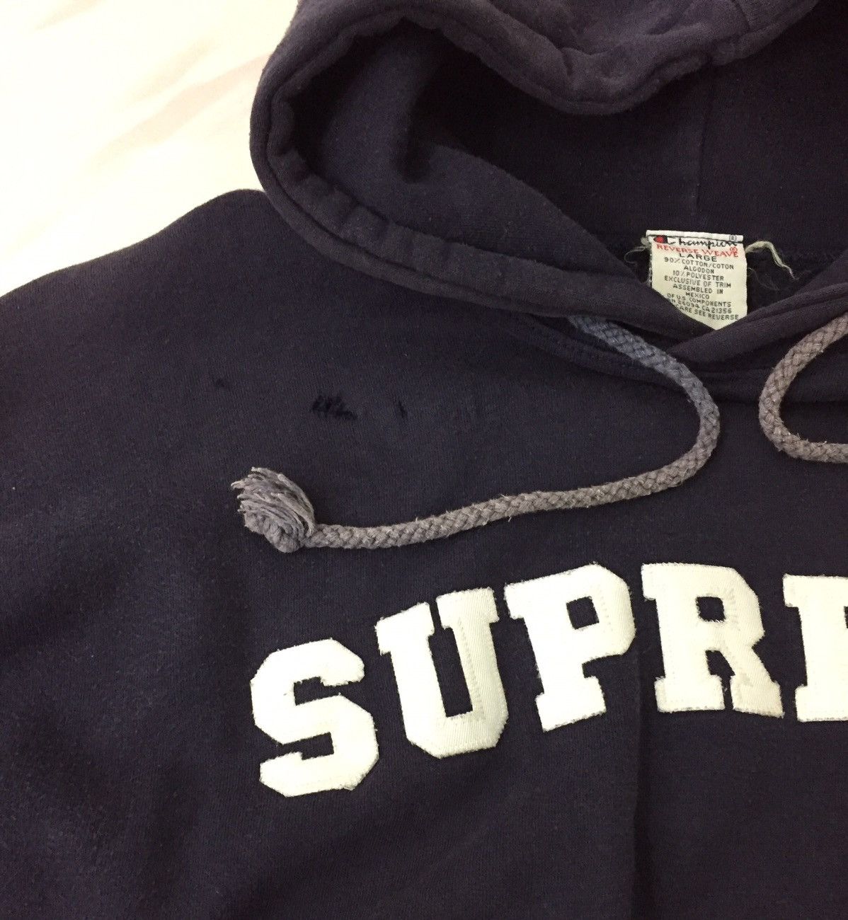 Champion × Supreme Vintage 90s Supreme X Champion Reverse Weave