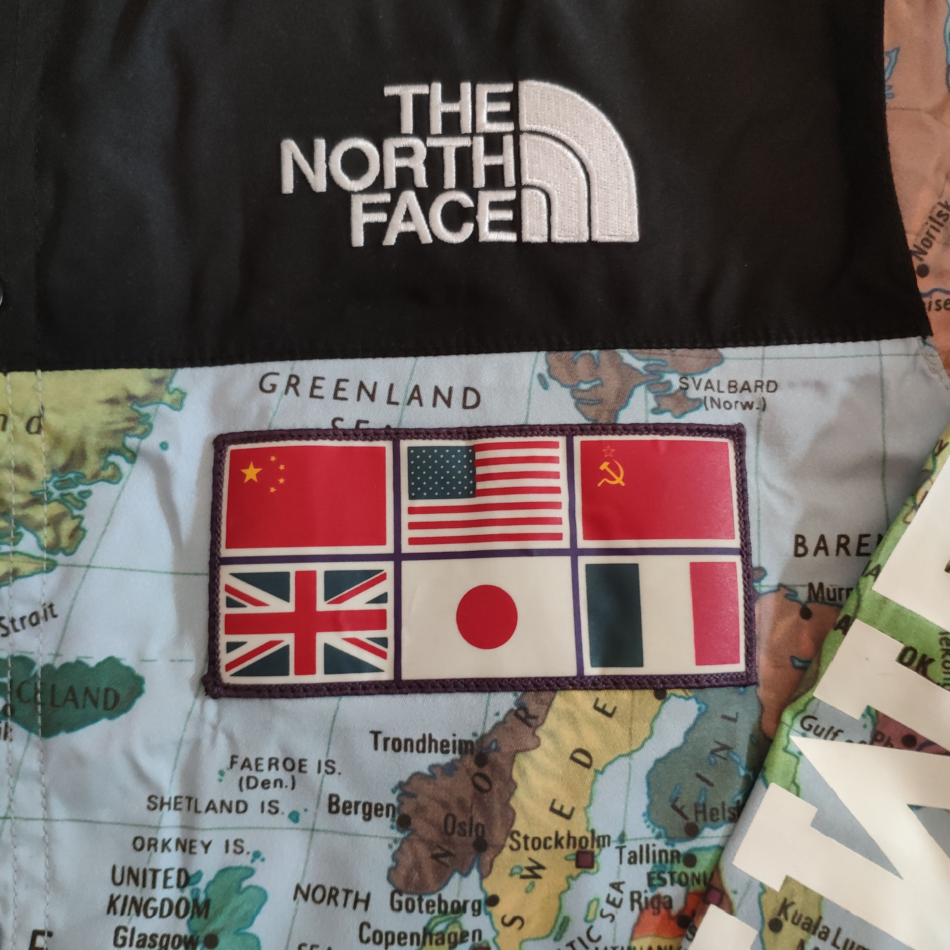Supreme The North Face Expedition Coaches Map Jacket Medium