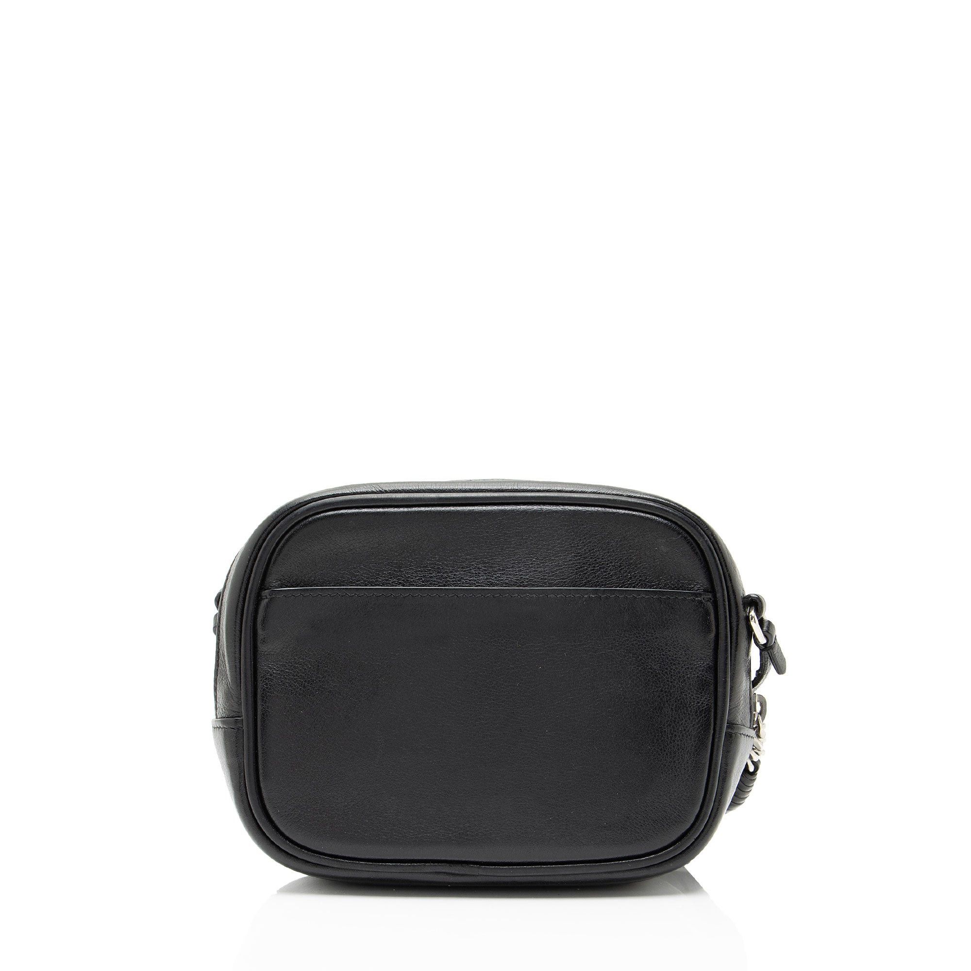 Saint Laurent Paris Saint Laurent Heart Studded Leather Monogram Blogger Bag Size ONE SIZE - 3 Thumbnail