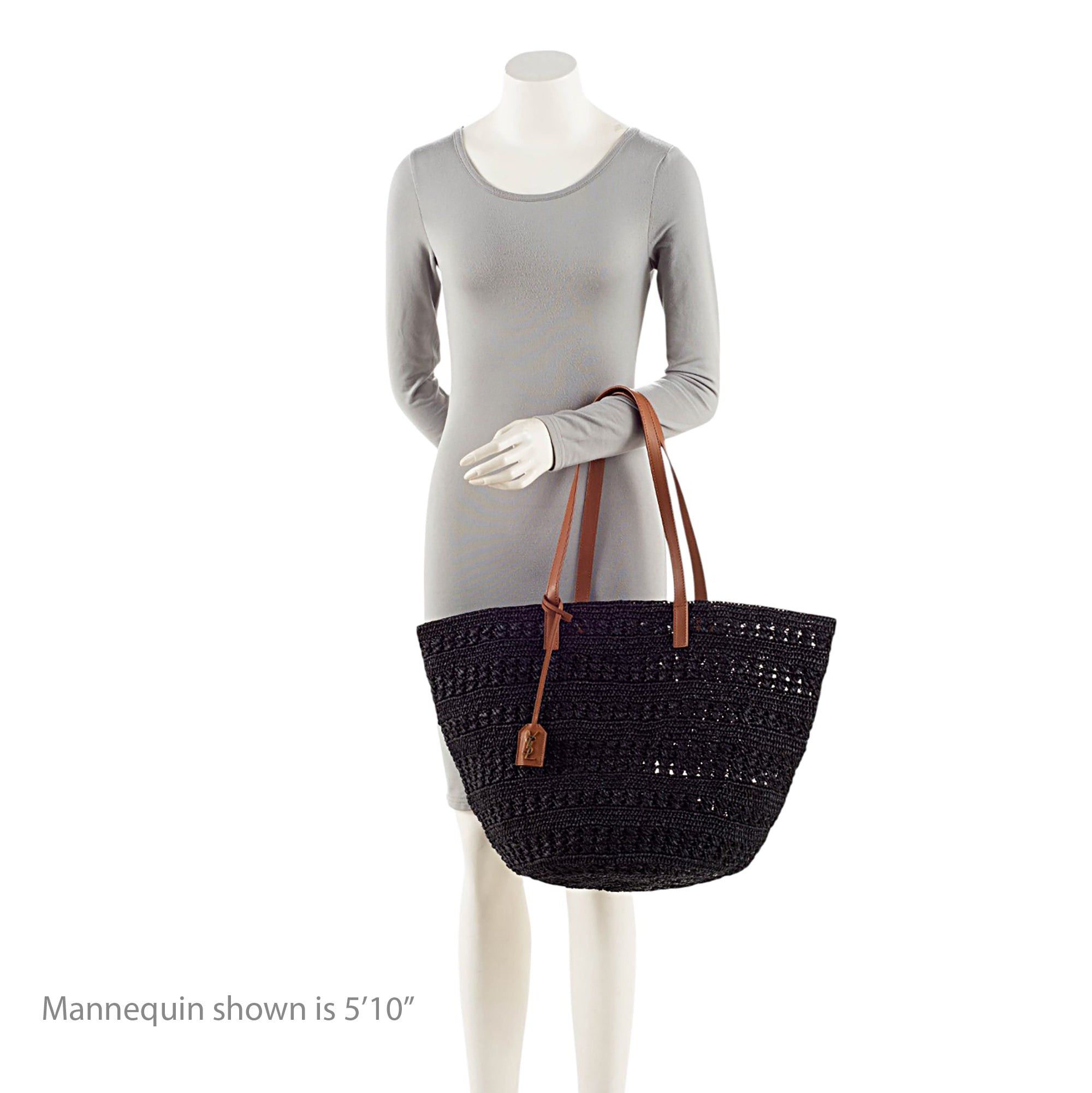 Saint Laurent Paris Saint Laurent Raffia Panier Medium Tote Size ONE SIZE - 5 Thumbnail