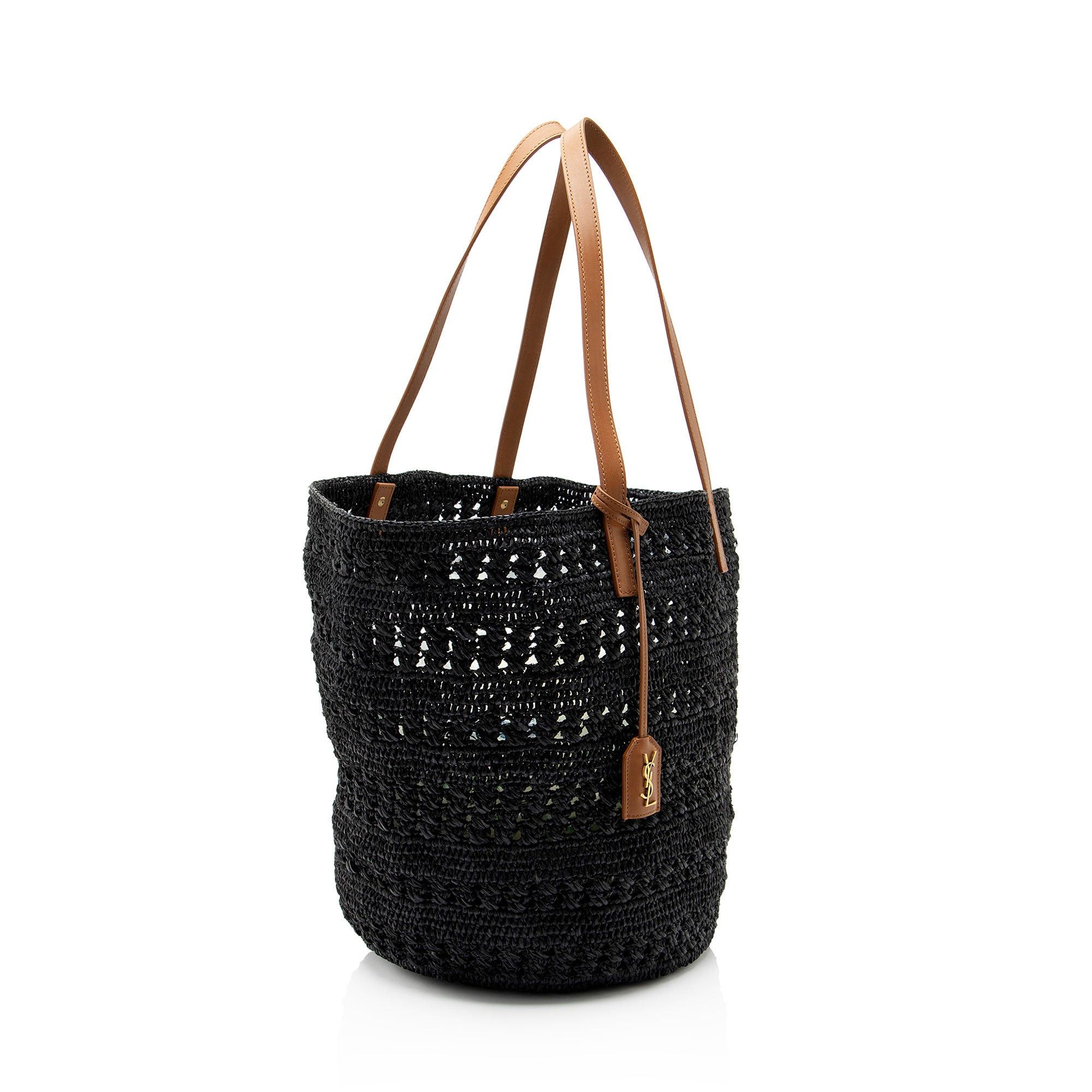 Saint Laurent Paris Saint Laurent Raffia Panier Medium Tote Size ONE SIZE - 2 Thumbnail