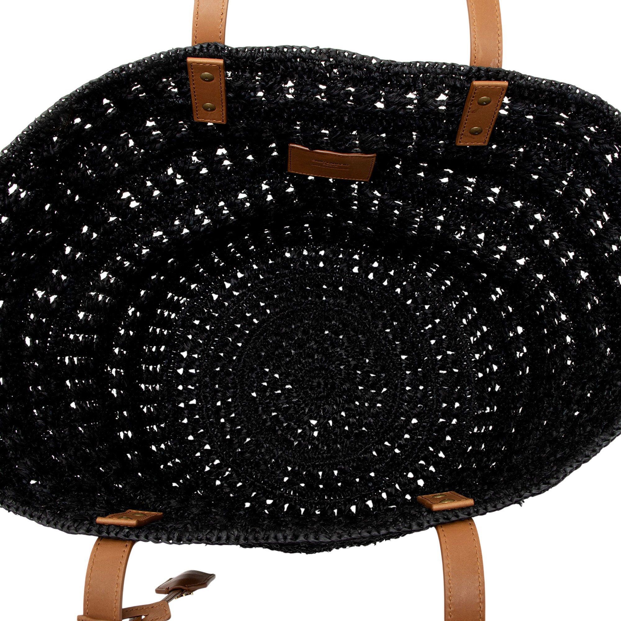 Saint Laurent Paris Saint Laurent Raffia Panier Medium Tote Size ONE SIZE - 7 Thumbnail