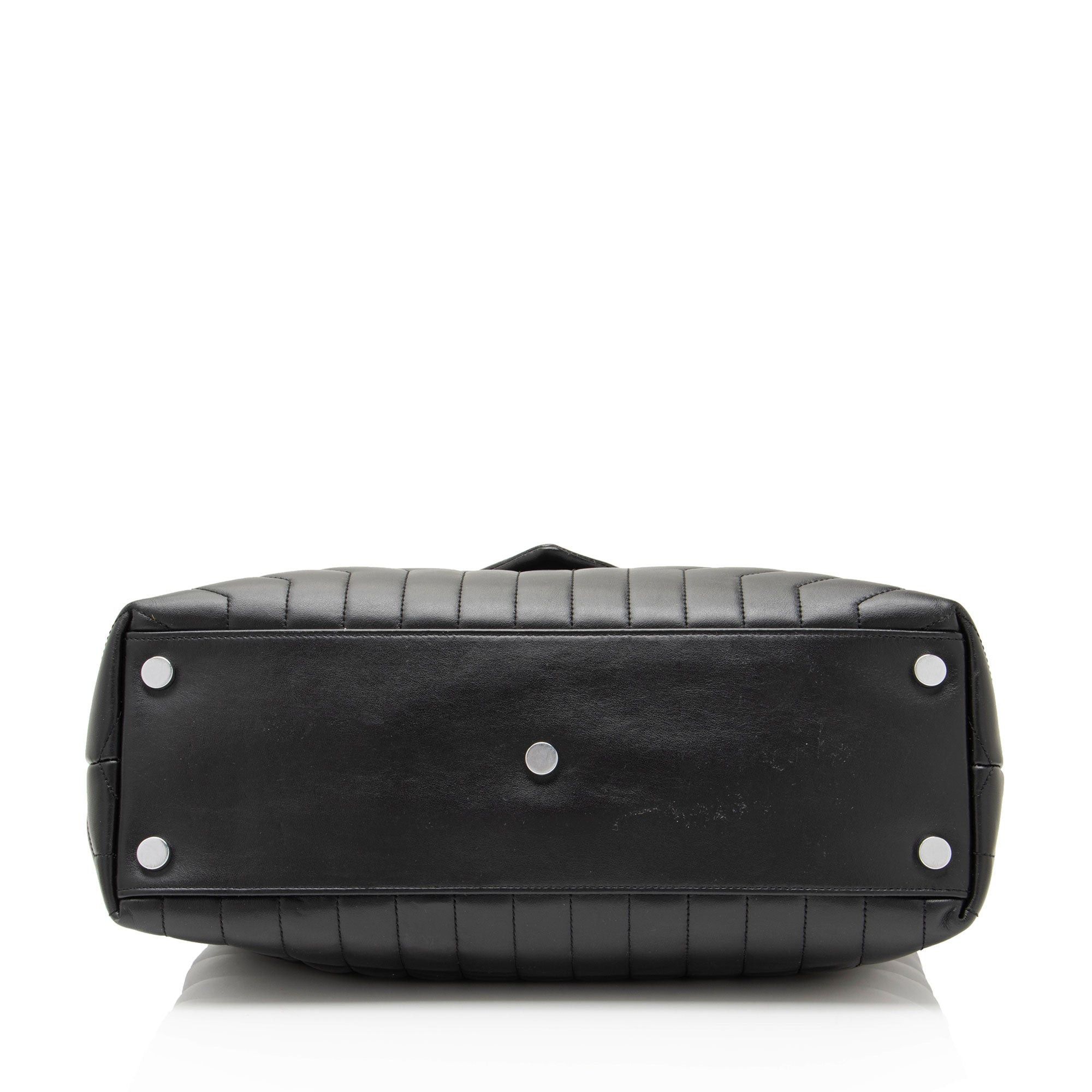 Saint Laurent Paris Saint Laurent Matelasse Calfskin Monogram LouLou Chain Large Size ONE SIZE - 4 Thumbnail