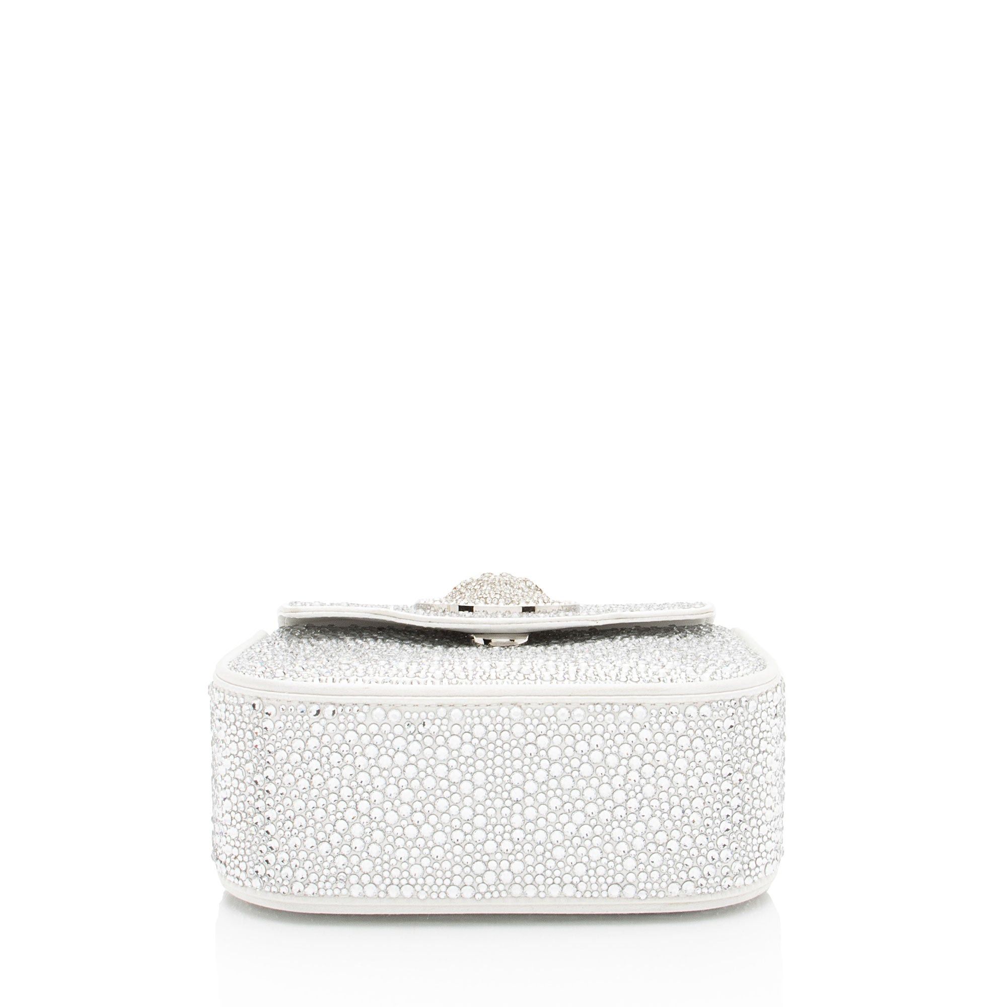 Versace Versace Satin Crystal Embellished La Medusa Mini Top Handle Size ONE SIZE - 4 Thumbnail