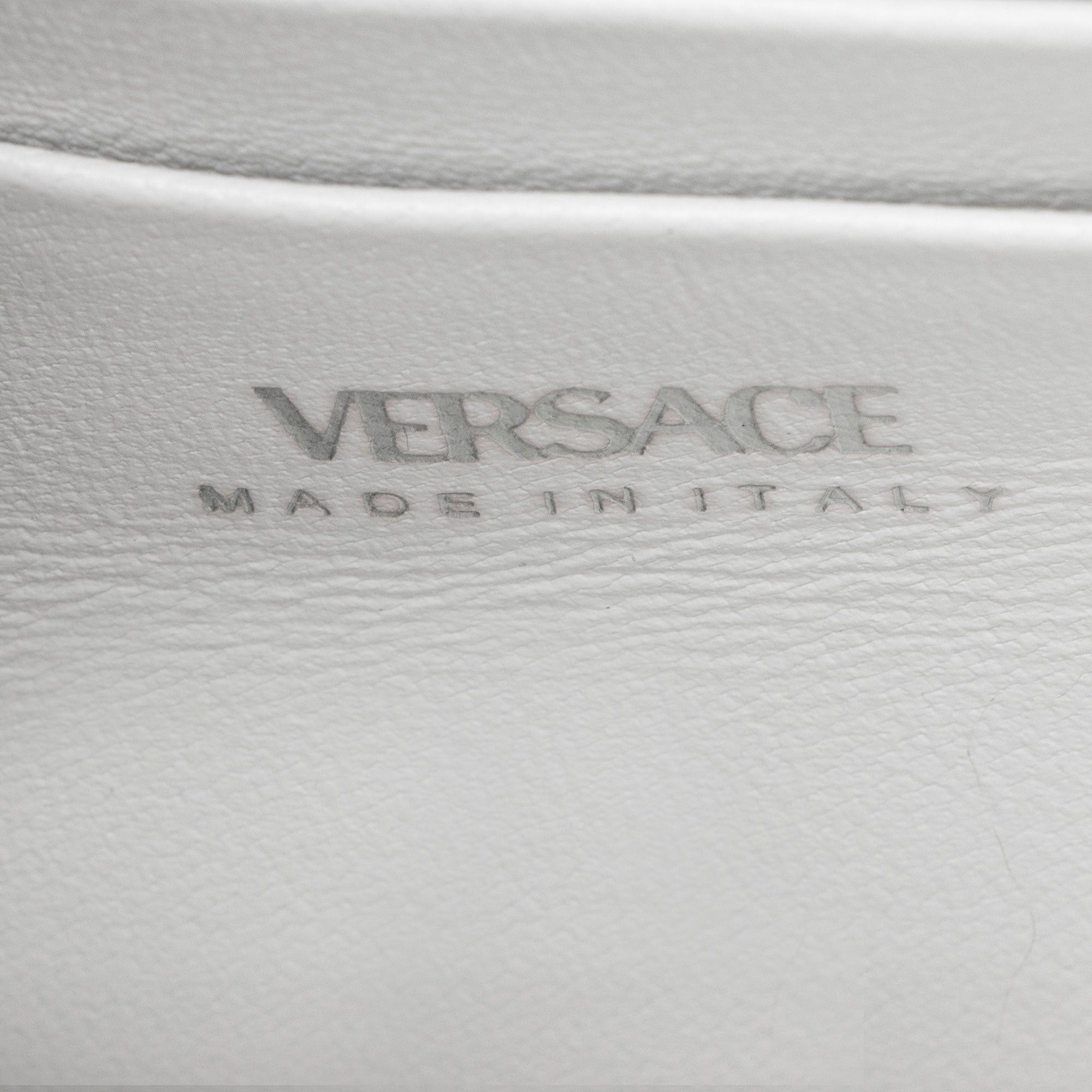 Versace Versace Satin Crystal Embellished La Medusa Mini Top Handle Size ONE SIZE - 7 Thumbnail