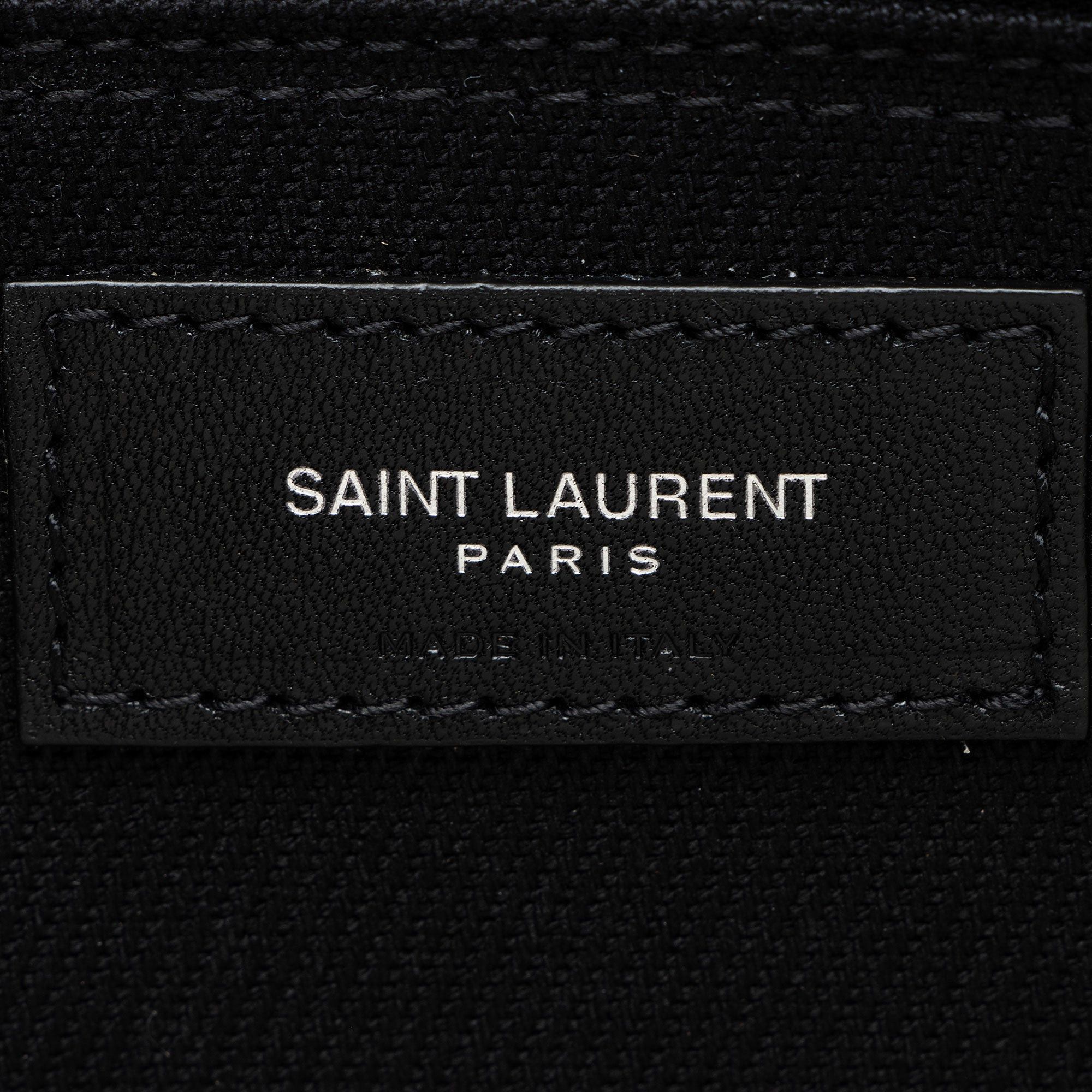Saint Laurent Paris Saint Laurent Canvas Calfskin Rive Gauche Large Tote Size ONE SIZE - 8 Thumbnail