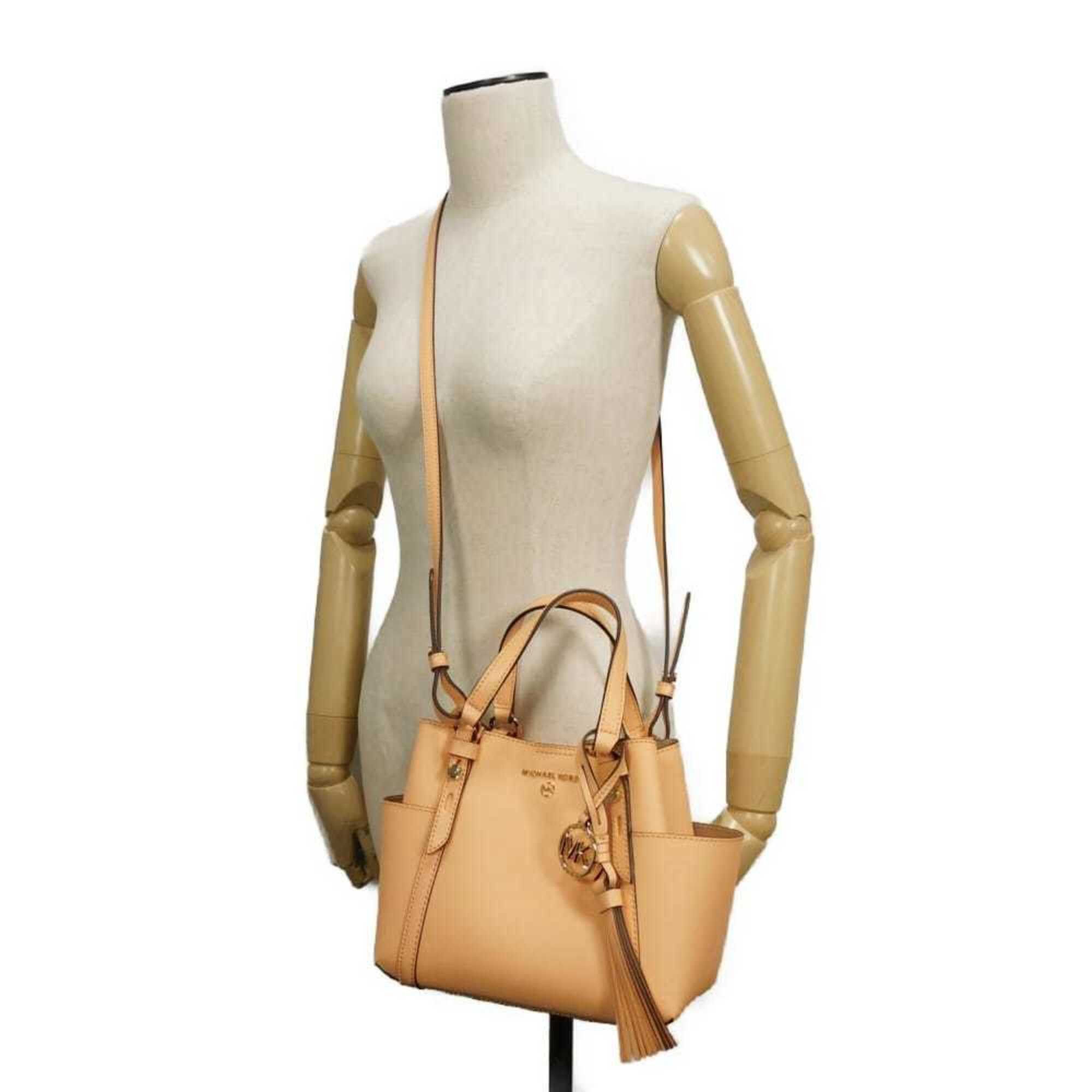 Michael Kors Michael Kors Sullivan Convertible Small Tote Bag, Saffiano Leather, 2-Way, MK Logo, Cantaloupe, 30T0GNXT5U, Women's Bag Size ONE SIZE - 4 Thumbnail