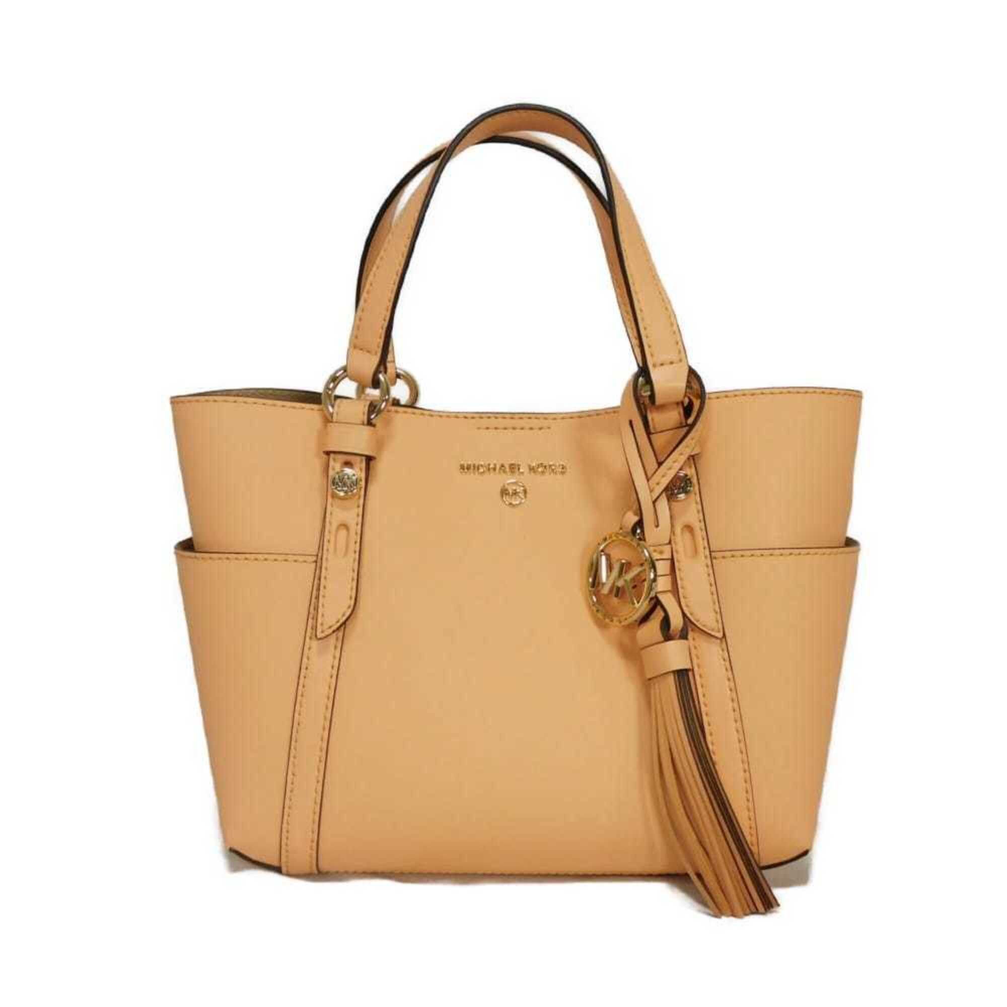 Michael Kors Michael Kors Sullivan Convertible Small Tote Bag, Saffiano Leather, 2-Way, MK Logo, Cantaloupe, 30T0GNXT5U, Women's Bag Size ONE SIZE - 6 Thumbnail