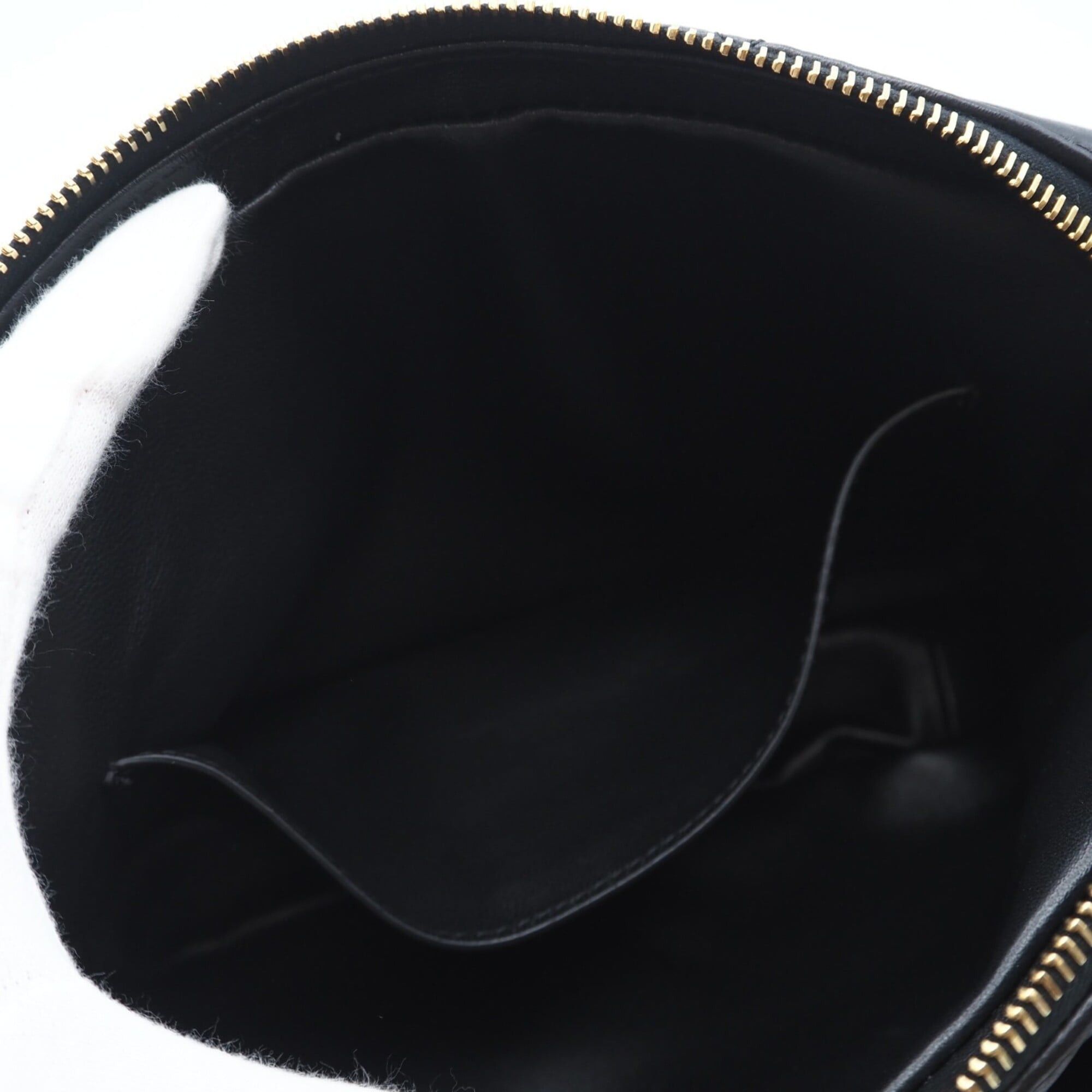 Valentino VALENTINO Roman Stud Nappa Shoulder Bag WY0B0B26DUA0NO Black Gold Lambskin Women's Size ONE SIZE - 11 Thumbnail