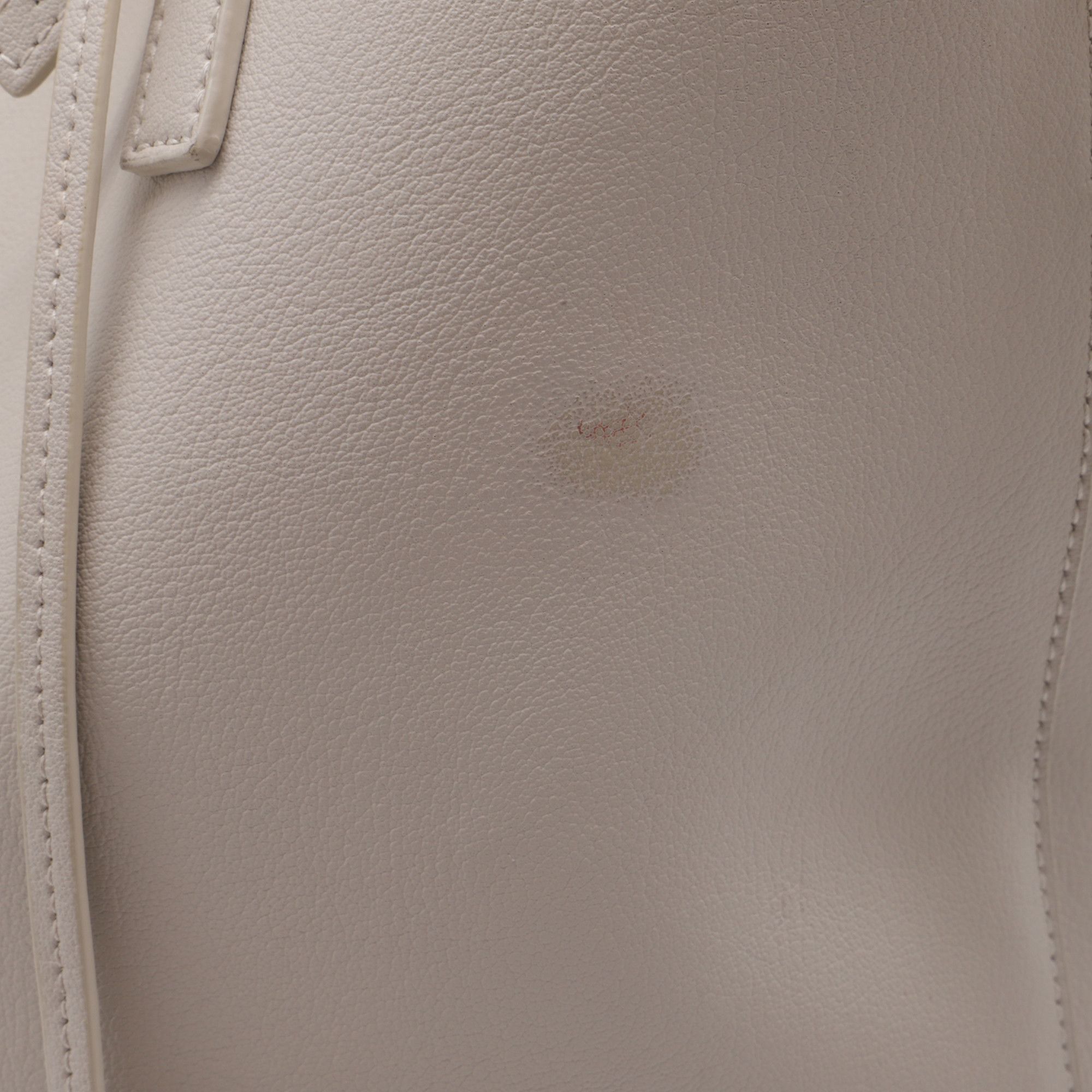 Saint Laurent Paris Saint Laurent N/S Shopping Tote in Beige Leather Size ONE SIZE - 6 Thumbnail