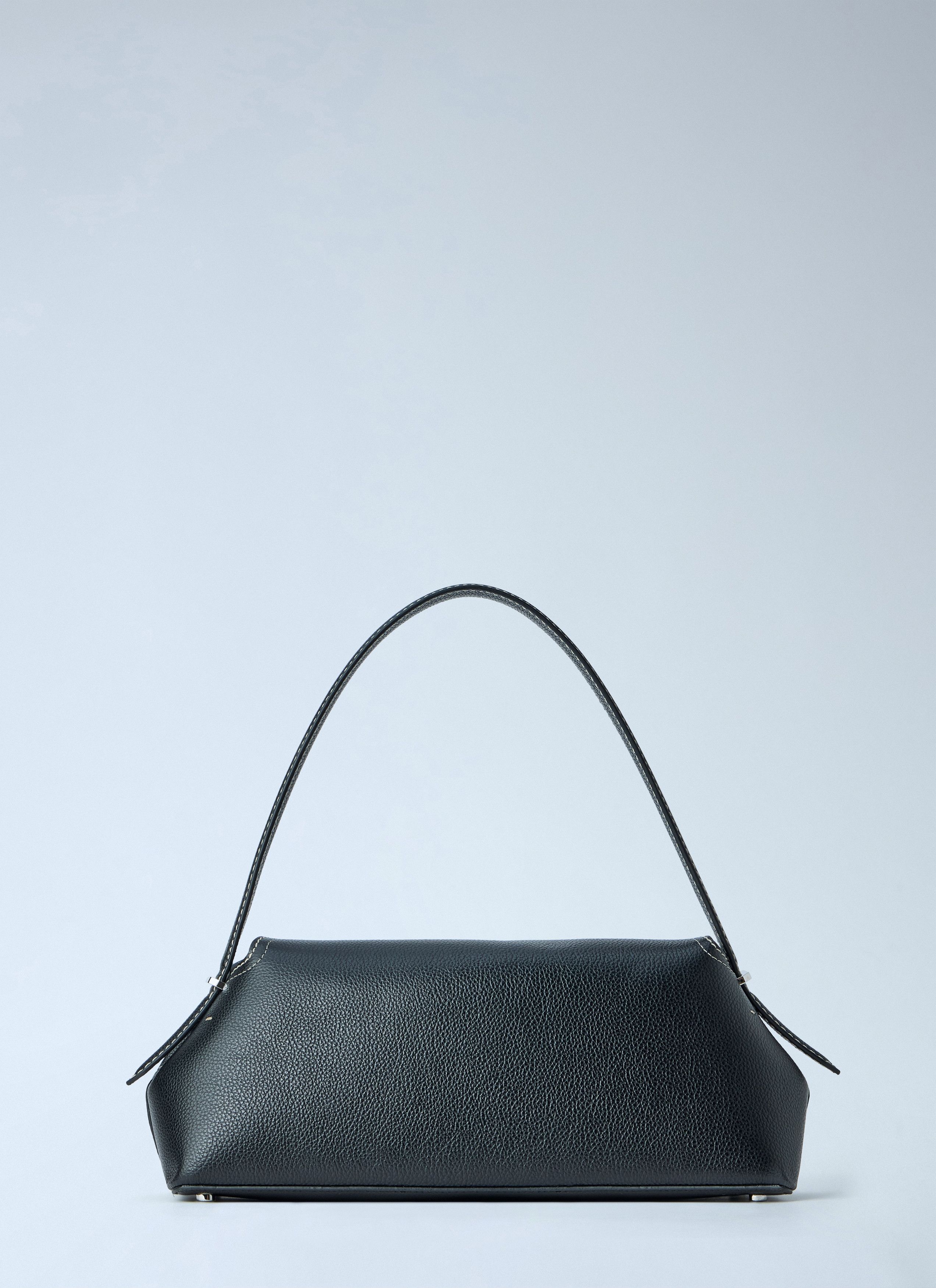 Toteme Toteme T-Lock Grained-Leather Shoulder Bag Size ONE SIZE - 3 Thumbnail