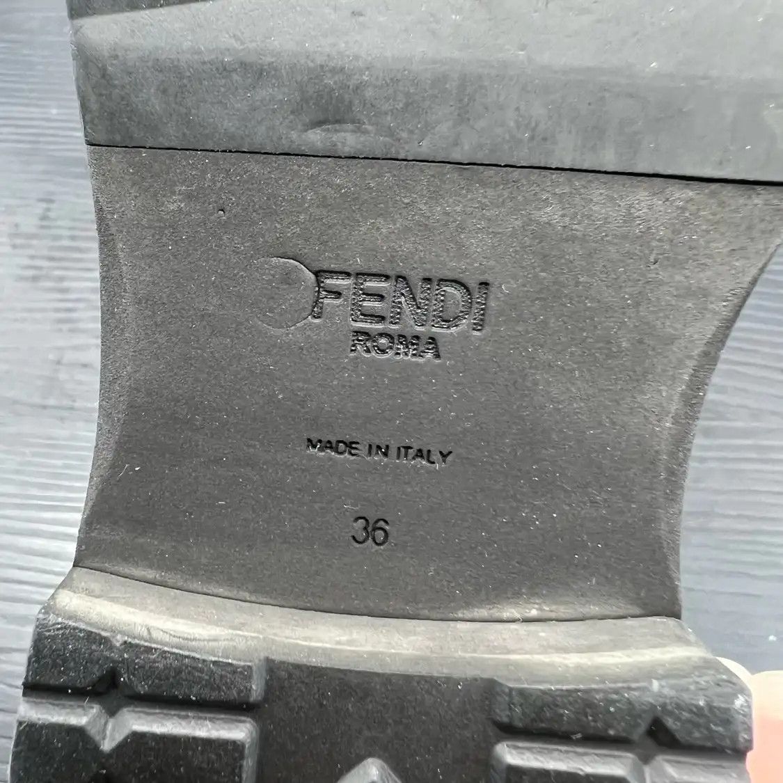 Fendi FENDI black leather Women's mid-calf boots 36 Size US 6 / IT 36 - 8 Thumbnail