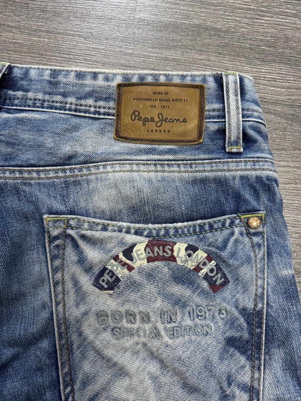 Pepe Jeans Pepe Jeans Men Edition Pant Blue Jeans Size US 33 - 4 Thumbnail
