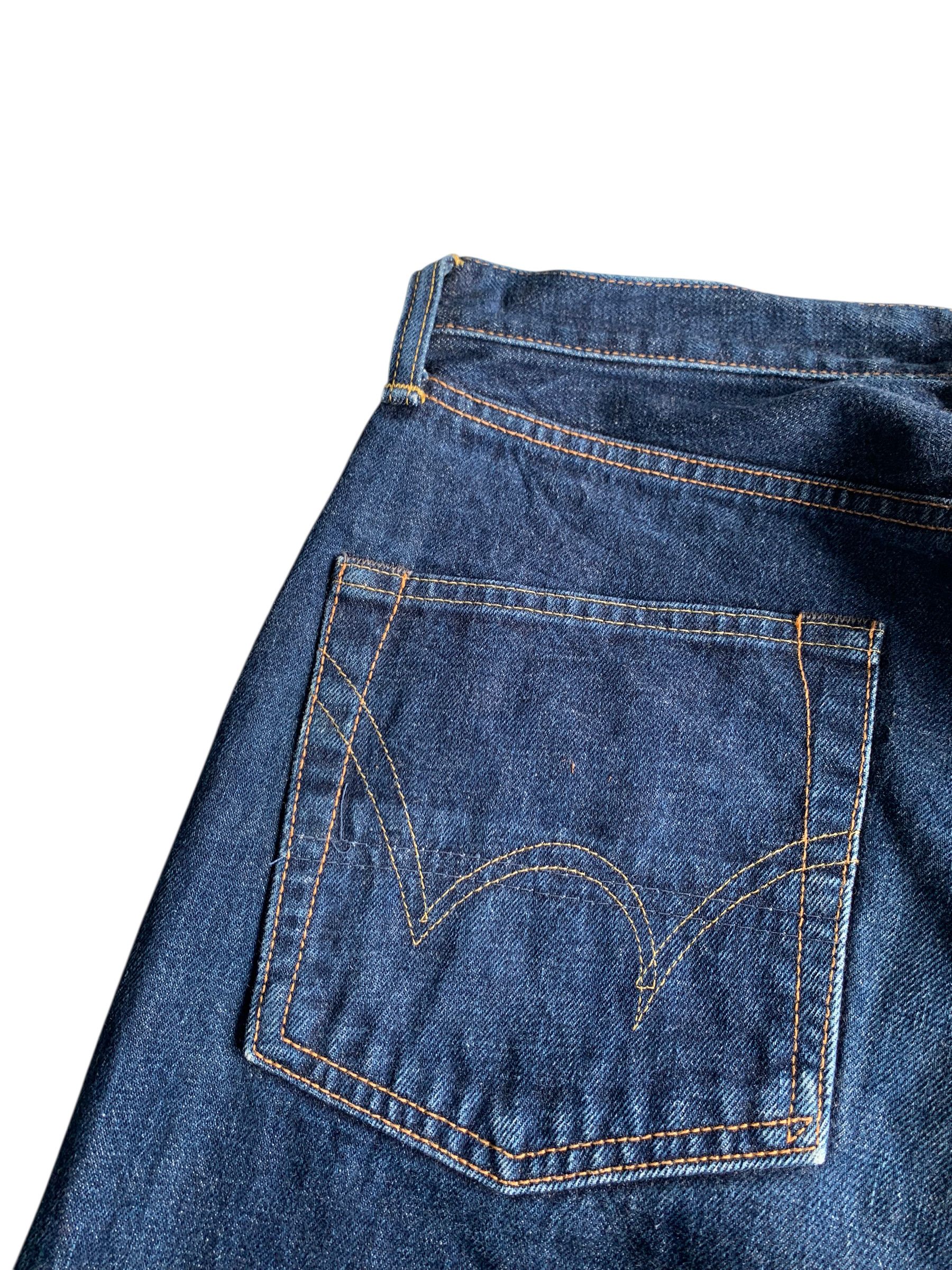 Edwin VINTAGE EDWIN 505 BAGGY SELVEDGE JAPANESE DENIM Size US 30 / EU 46 - 15 Thumbnail
