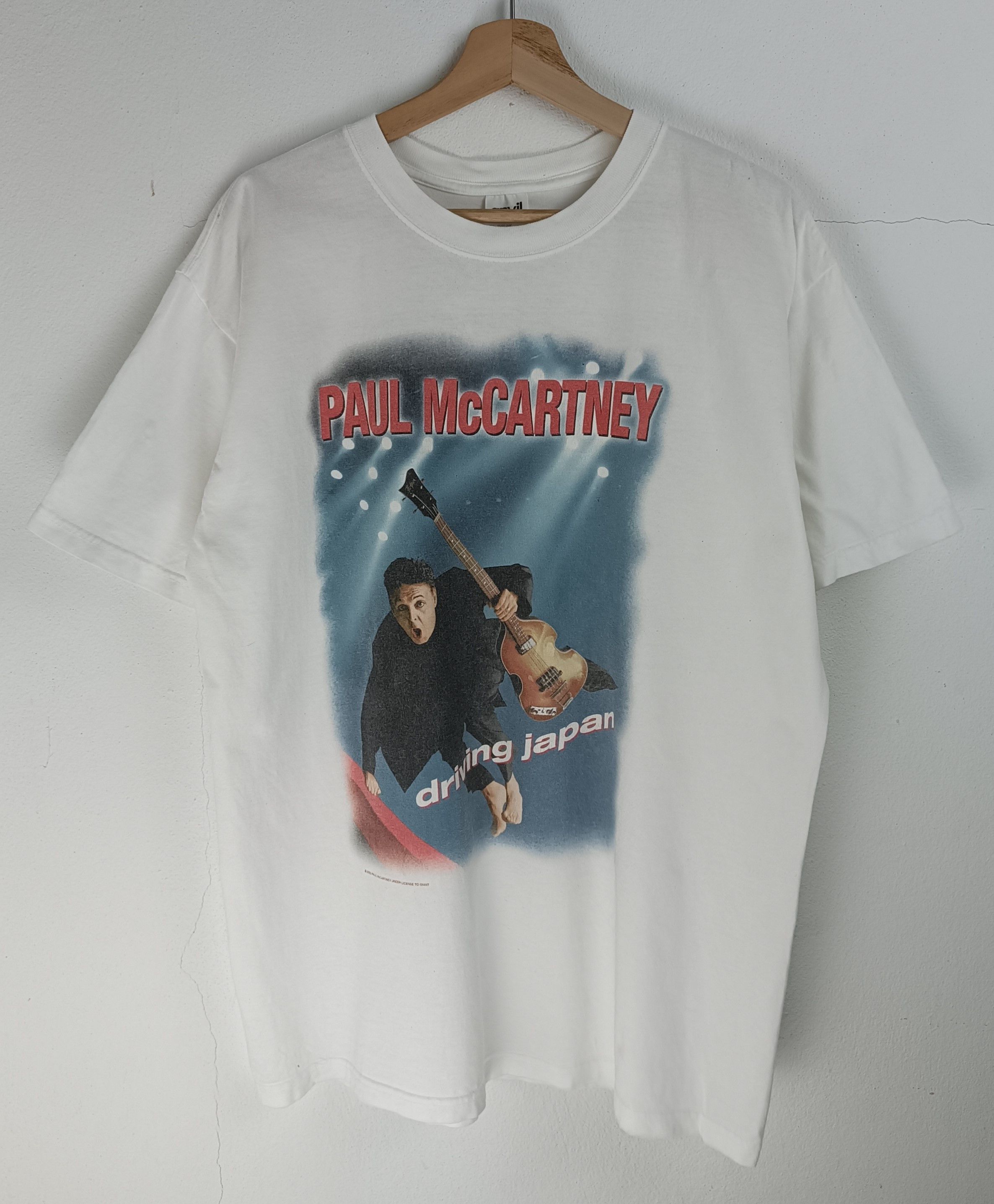 Band Tees VINTAGE 2000s PAUL MCCARTNEY JAPAN TOUR BEATLES ROCK RARE TS Size US L / EU 52-54 / 3 - 3 Thumbnail