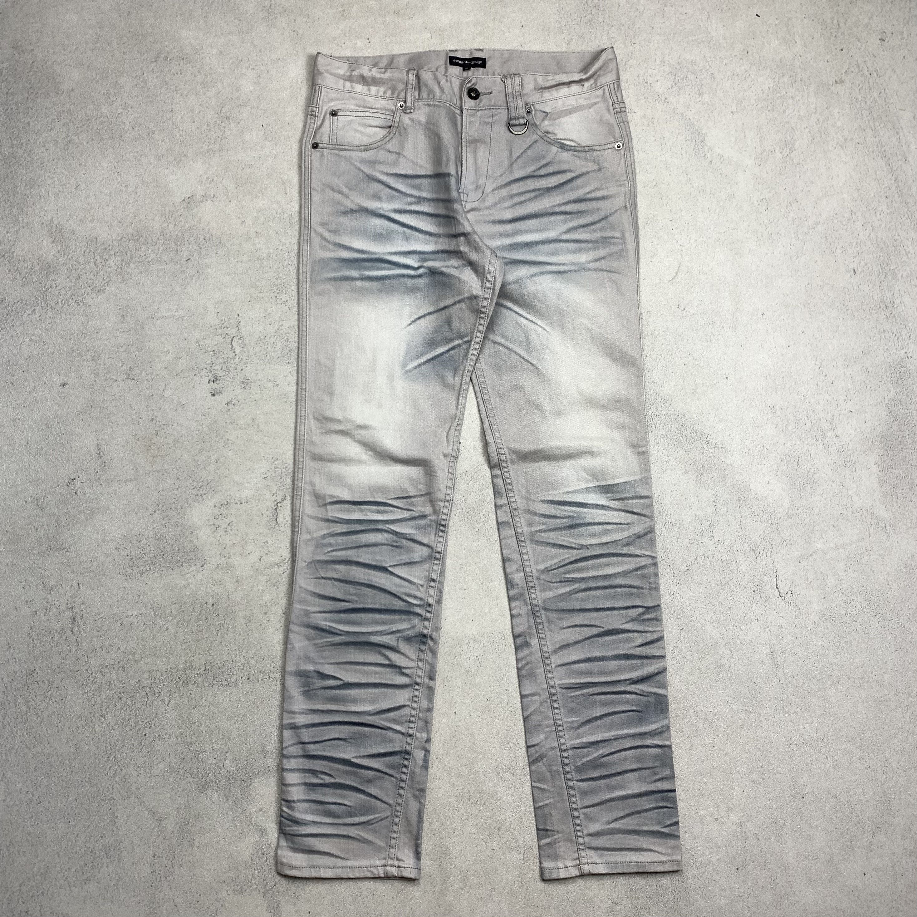semanticdesign Semantic Design Whiskers Jeans Pants Biker Size US 31 - 1 Thumbnail