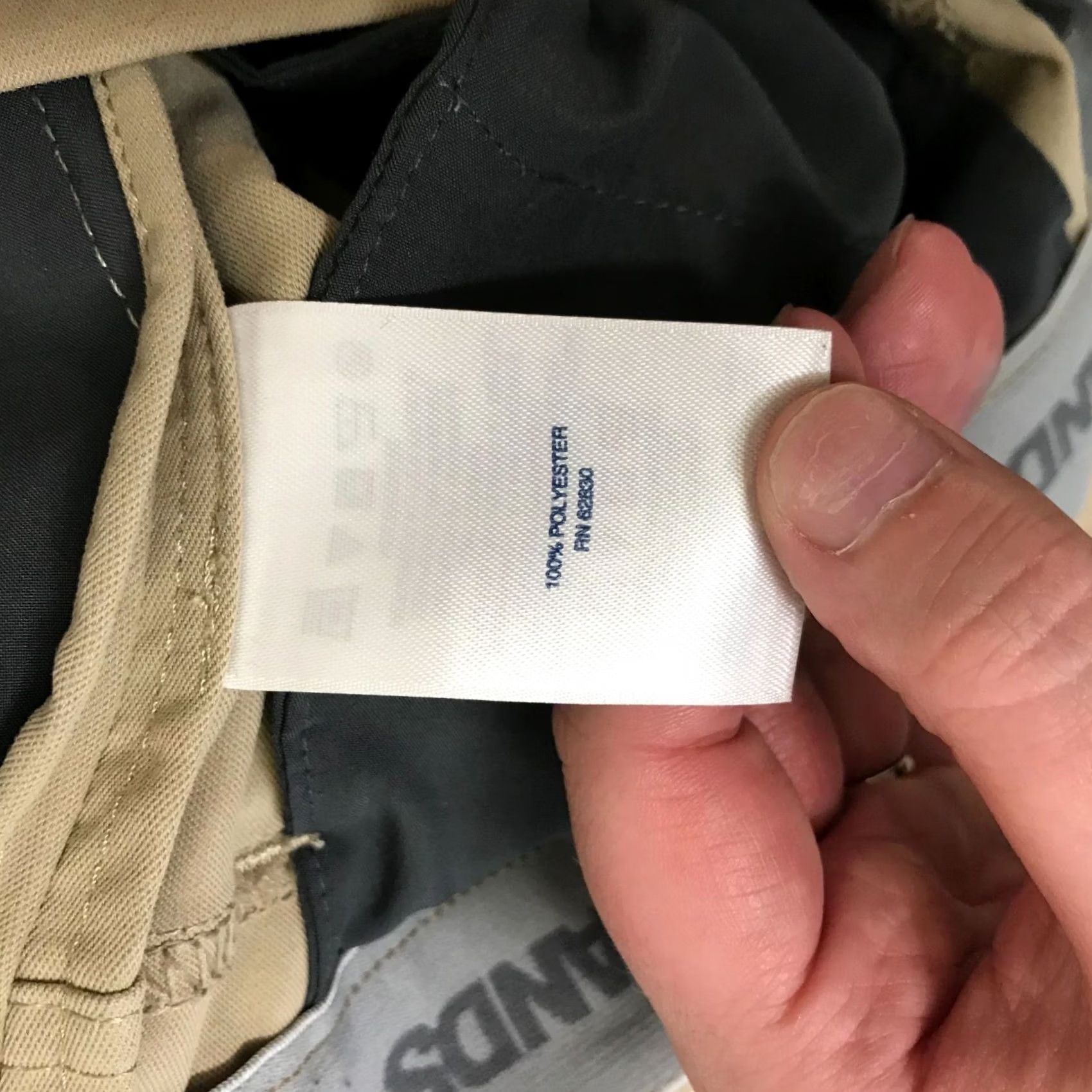 Lands' End LANDS' END Beige Slim Fit Polyester Pants Men's 38 Size US 38 / EU 54 - 8 Thumbnail