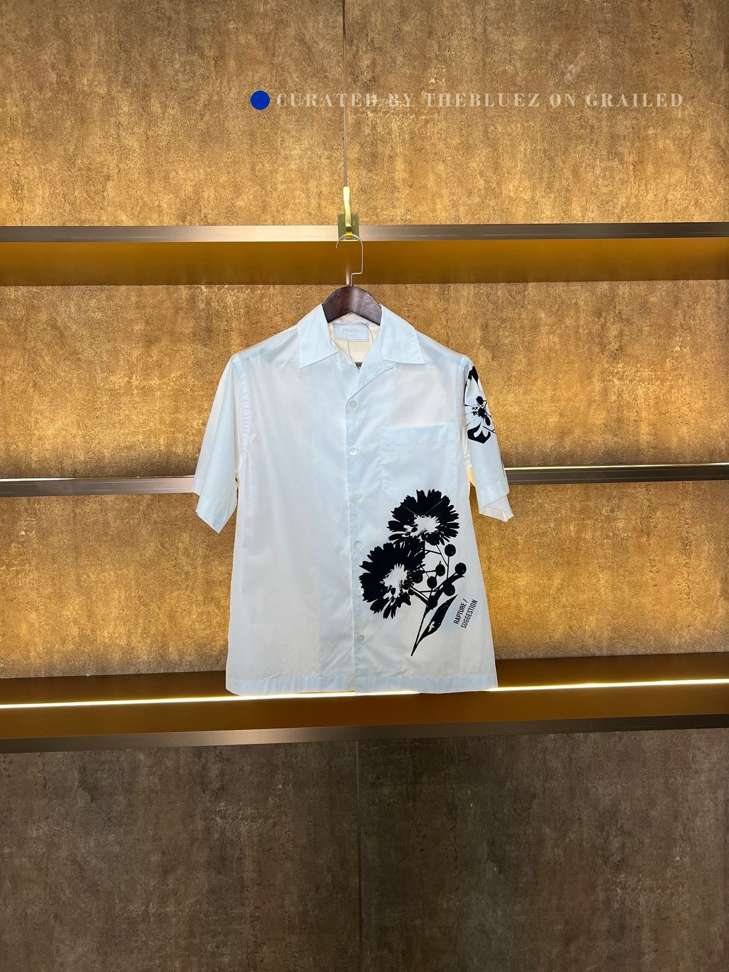 Prada Prada White Short-Sleeve Shirt Size XS / US 0-2 / IT 36-38 - 1 Thumbnail