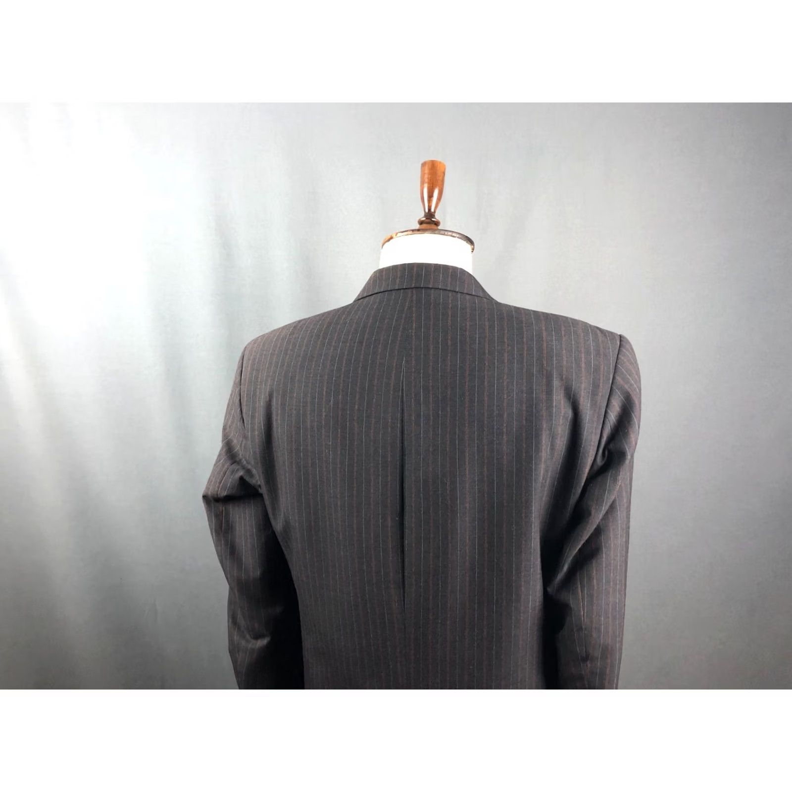 Suitsupply Suitsupply Blazer Wool Men Black Striped Size 44L - 5 Thumbnail