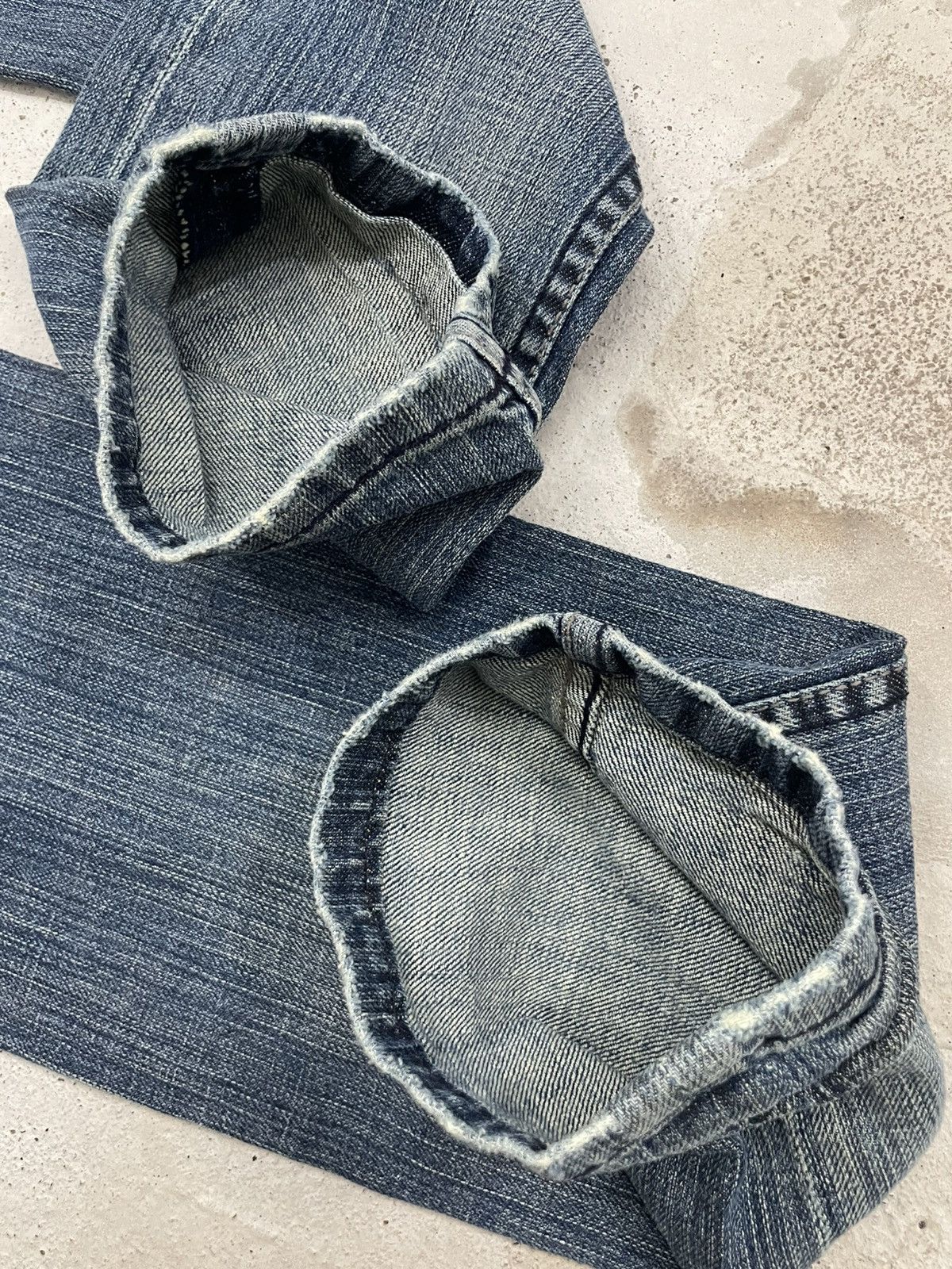 PPFM + Tough Jeansmith Light Mud Heavy Stiching Rare Design Size US 26 / EU 42 - 20 Thumbnail