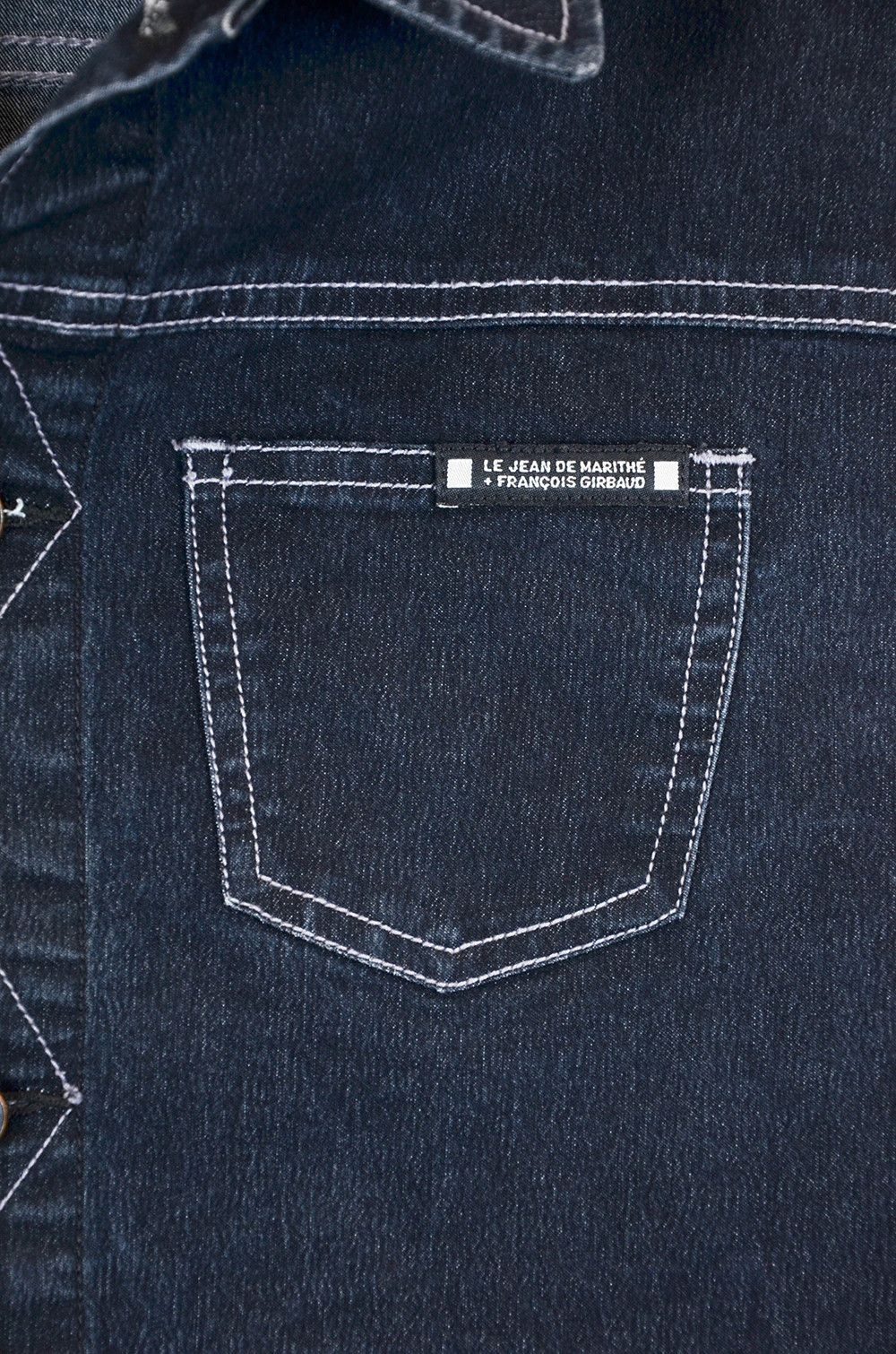 Marithe + Francois Girbaud Le Jean de Marithé François Girbaud Denim Jacket – Size 38 Size XS / US 0-2 / IT 36-38 - 7 Thumbnail