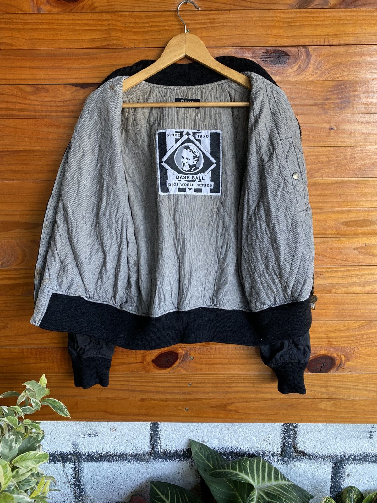 BIGI Vintage 1980s BIGI World Series Baseball Bomber Jacket Size US M / EU 48-50 / 2 - 10 Thumbnail