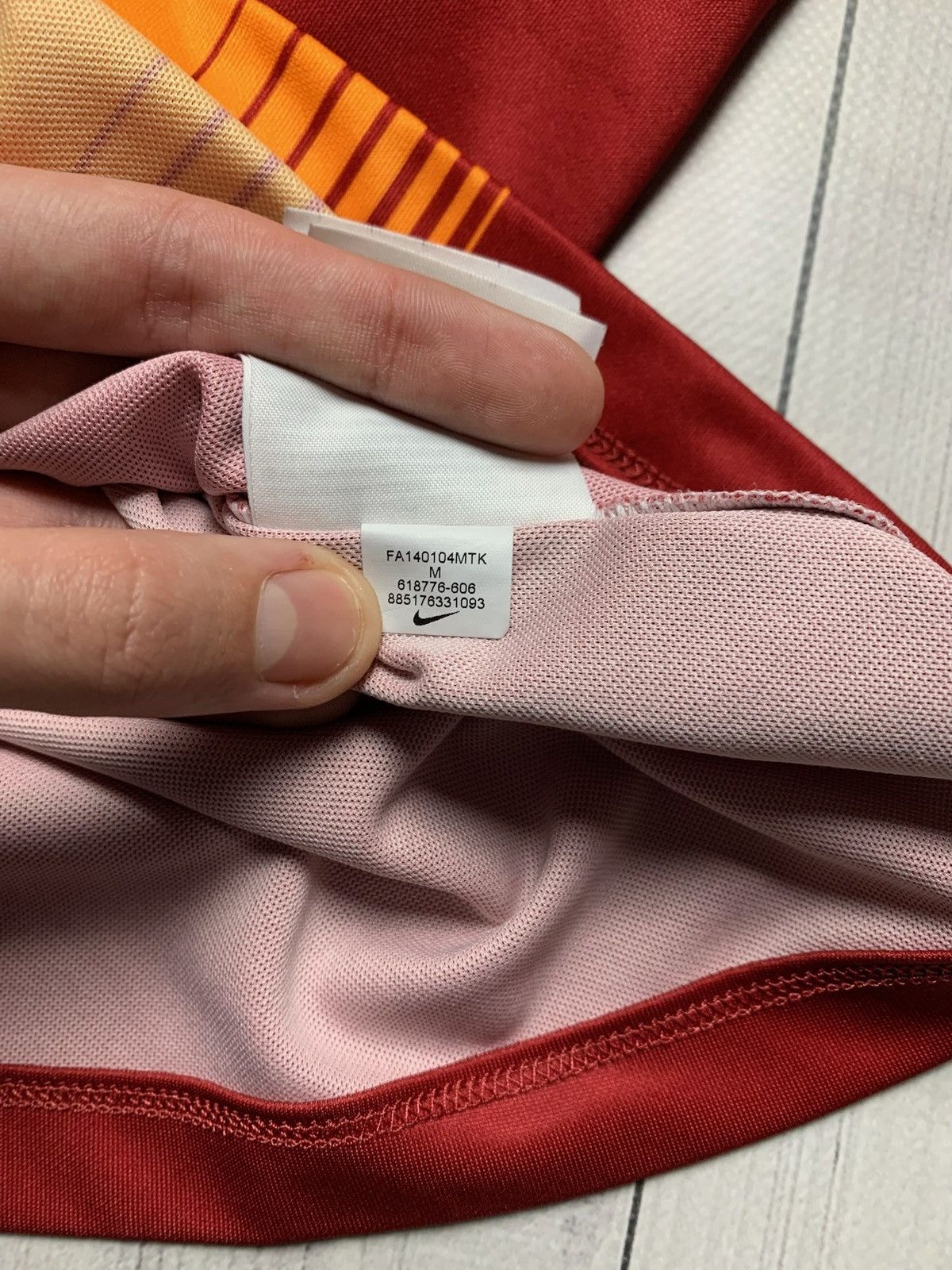 Nike × Vintage Vintage Nike Galatasaray soccer jersey size m orange Size US M / EU 48-50 / 2 - 5 Thumbnail