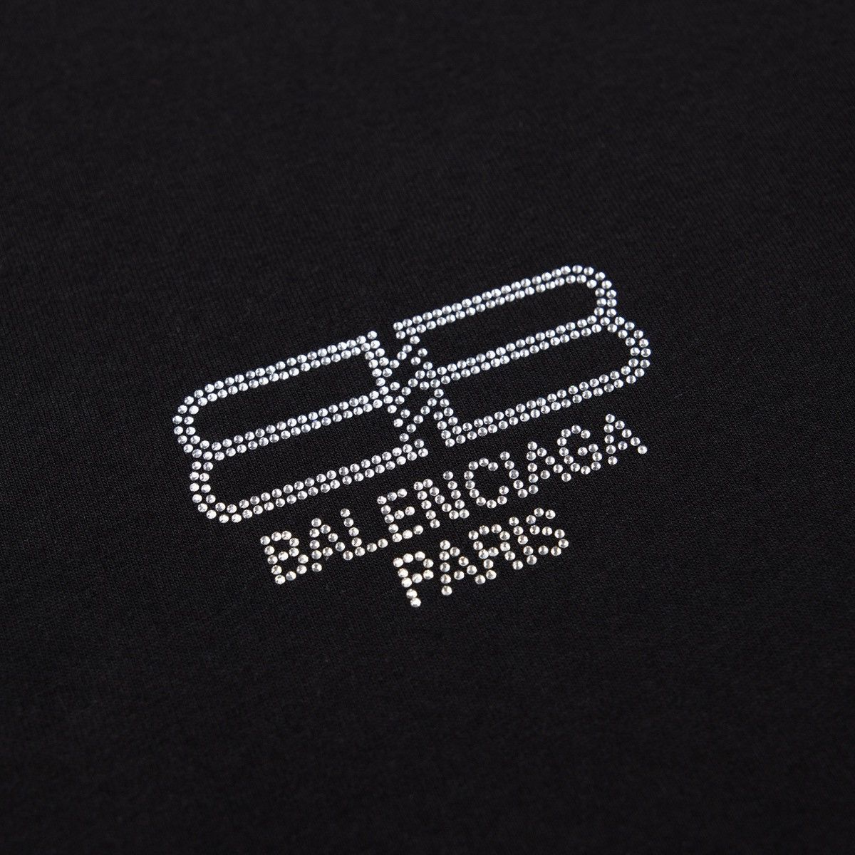 Balenciaga Balenciaga BB Crystal Embellished T-Shirt Size XS / US 0-2 / IT 36-38 - 2 Thumbnail