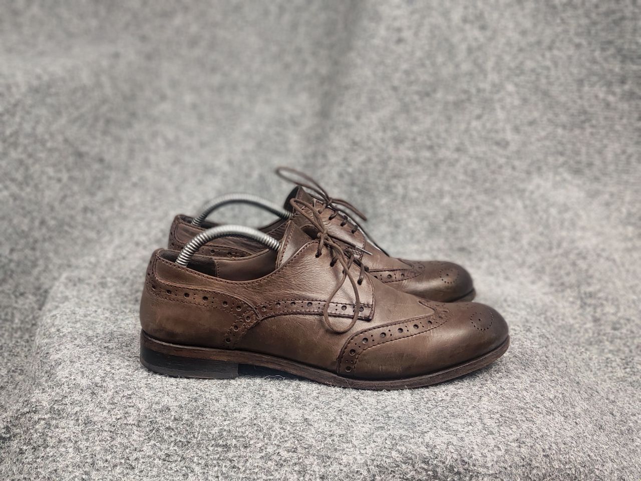 MoMA Moma Italy Design Luxe Oxford Dress Shoes Leather Brown Size US 10 / IT 40 - 1 Thumbnail