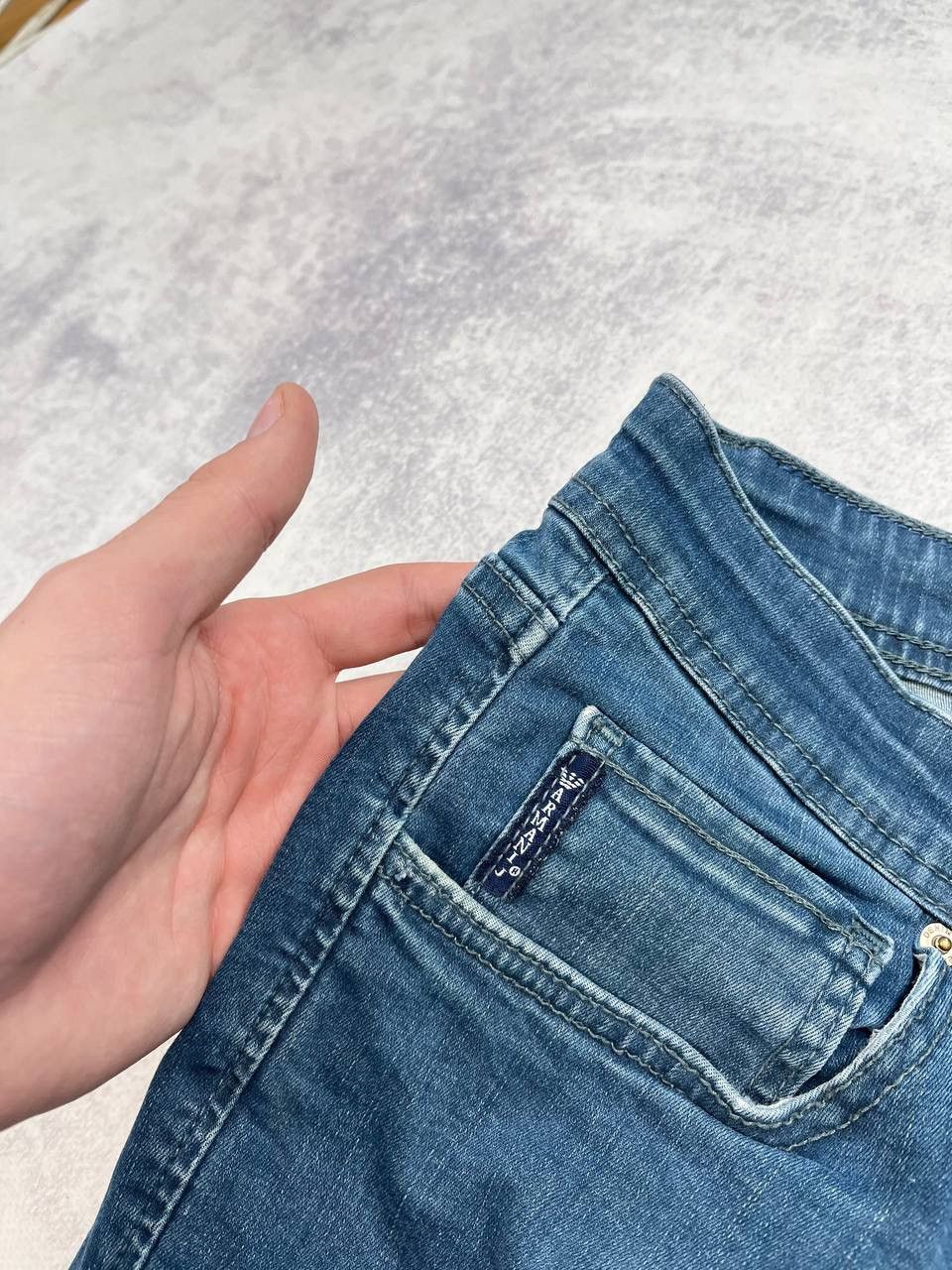 Armani × Vintage Armani Jeans Vintage Denim Pants Flared Mini Logo Y2k Style Size US 33 - 11 Thumbnail