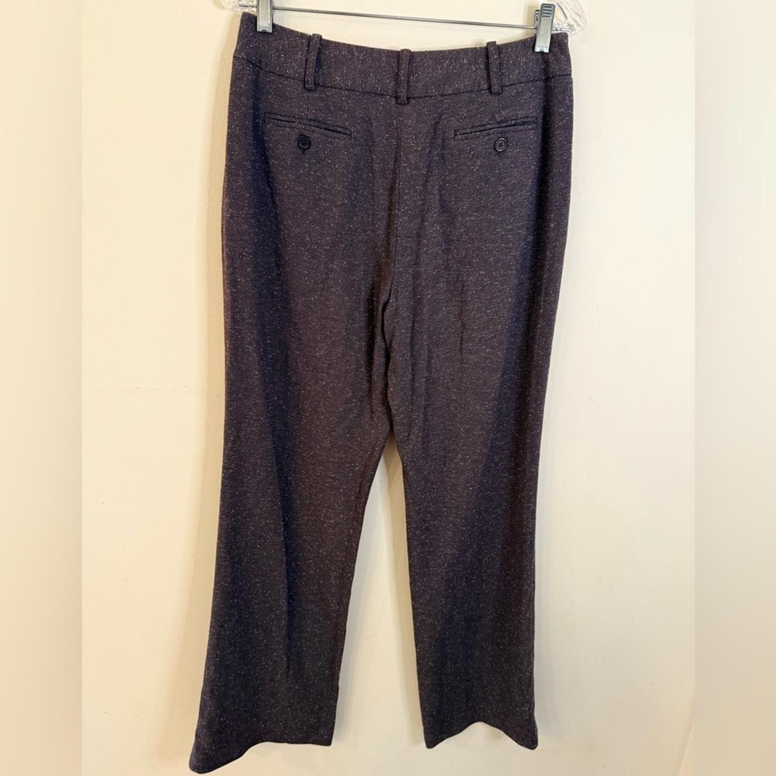 Other Larry Levine Stretch dressy brown trousers straight leg 8 Size 30" / US 8 / IT 44 - 2 Thumbnail